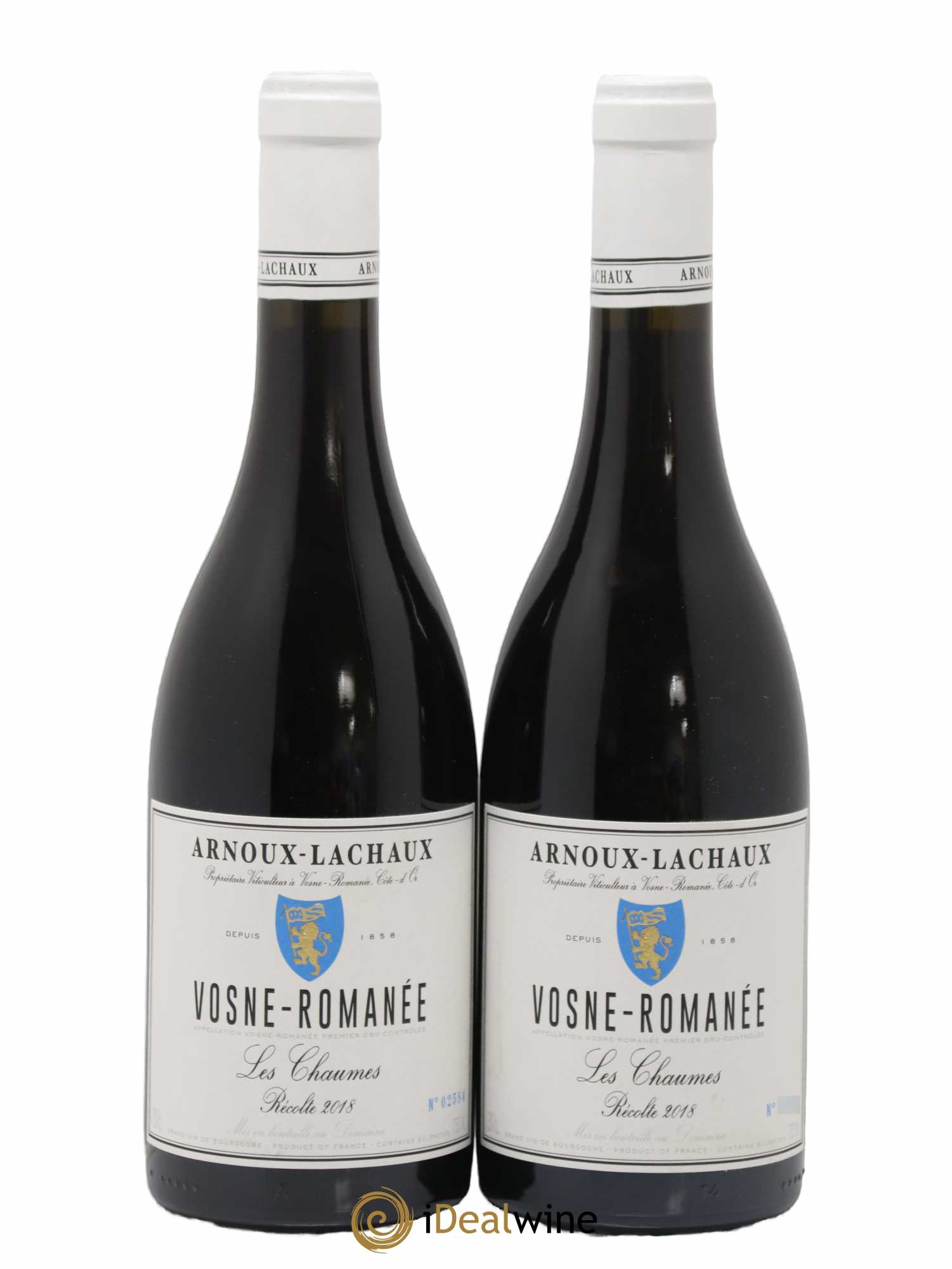 Vosne-Romanée 1er Cru Les Chaumes Arnoux-Lachaux (Domaine) 2018 - Lot de 2 bouteilles - 0