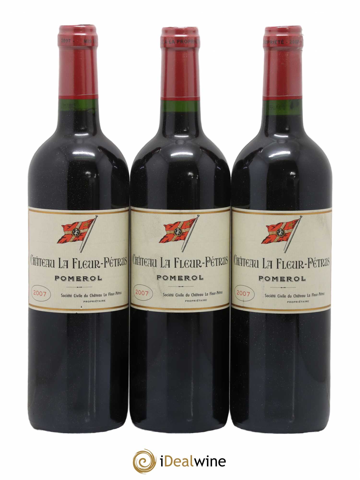 Château la Fleur Petrus 2007 - Lot de 3 bouteilles - 0