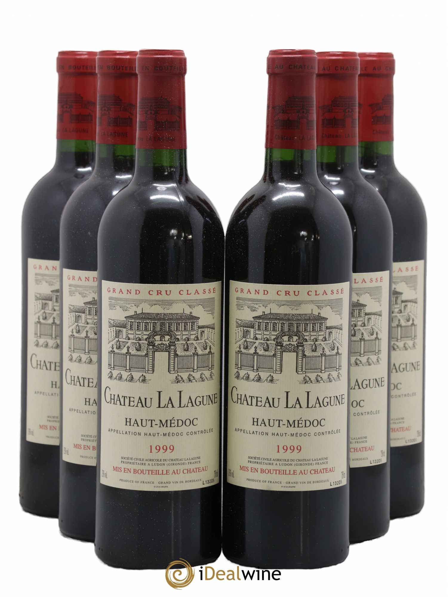 Château la Lagune 3ème Grand Cru Classé 1999 - Lot de 6 bouteilles - 0