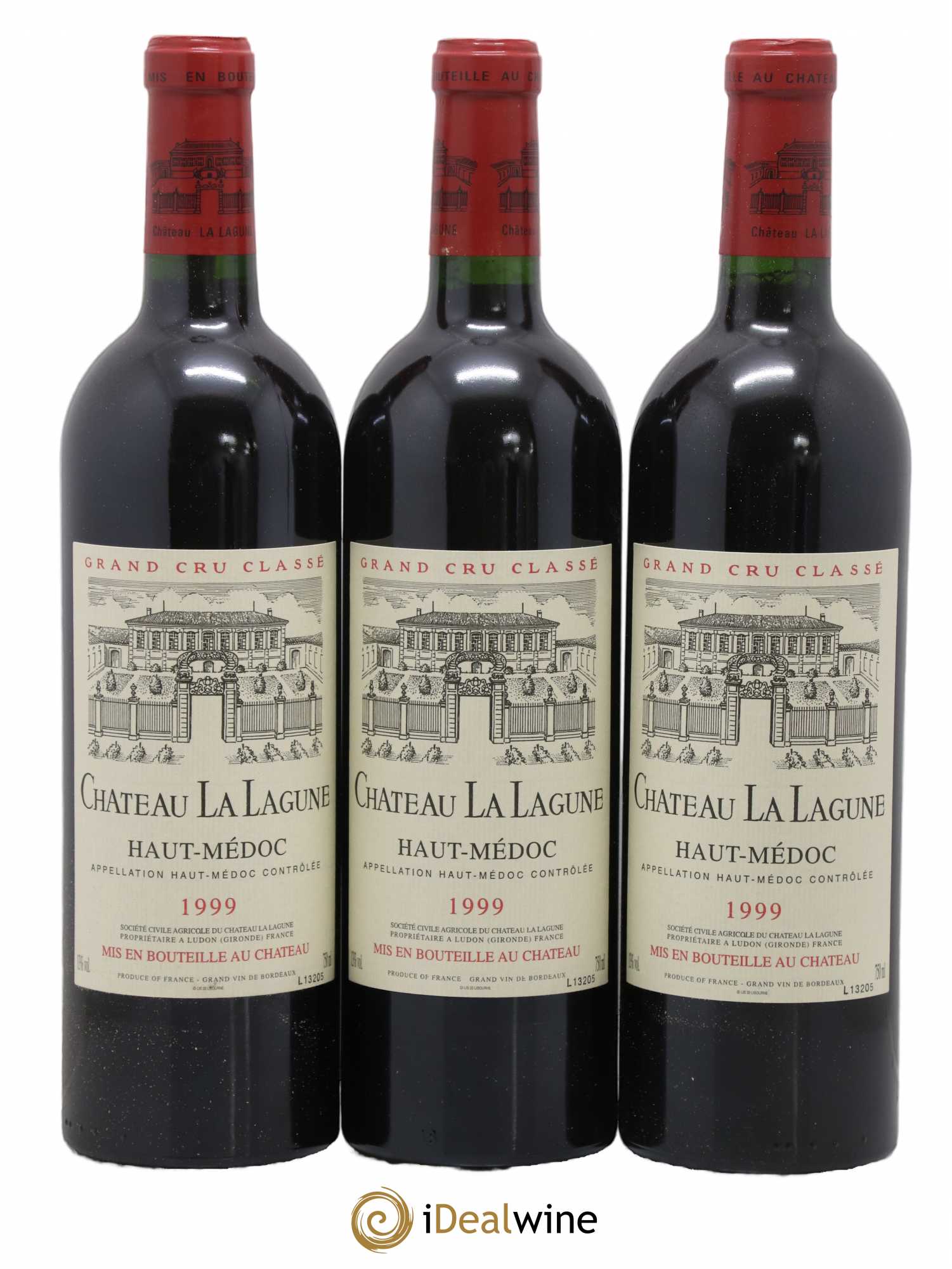 Château la Lagune 3ème Grand Cru Classé 1999 - Lot de 3 bouteilles - 0