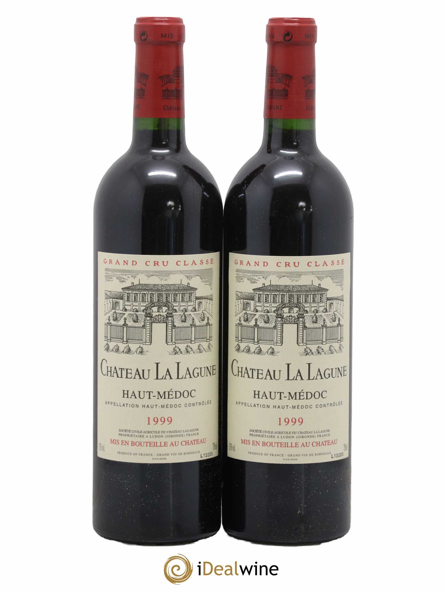 Château la Lagune 3ème Grand Cru Classé 1999 - Lot de 2 bouteilles - 0