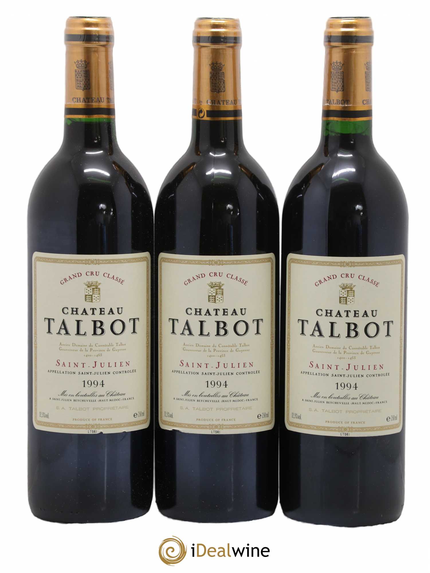 Château Talbot 4ème Grand Cru Classé 1994 - Lot de 6 bouteilles - 2