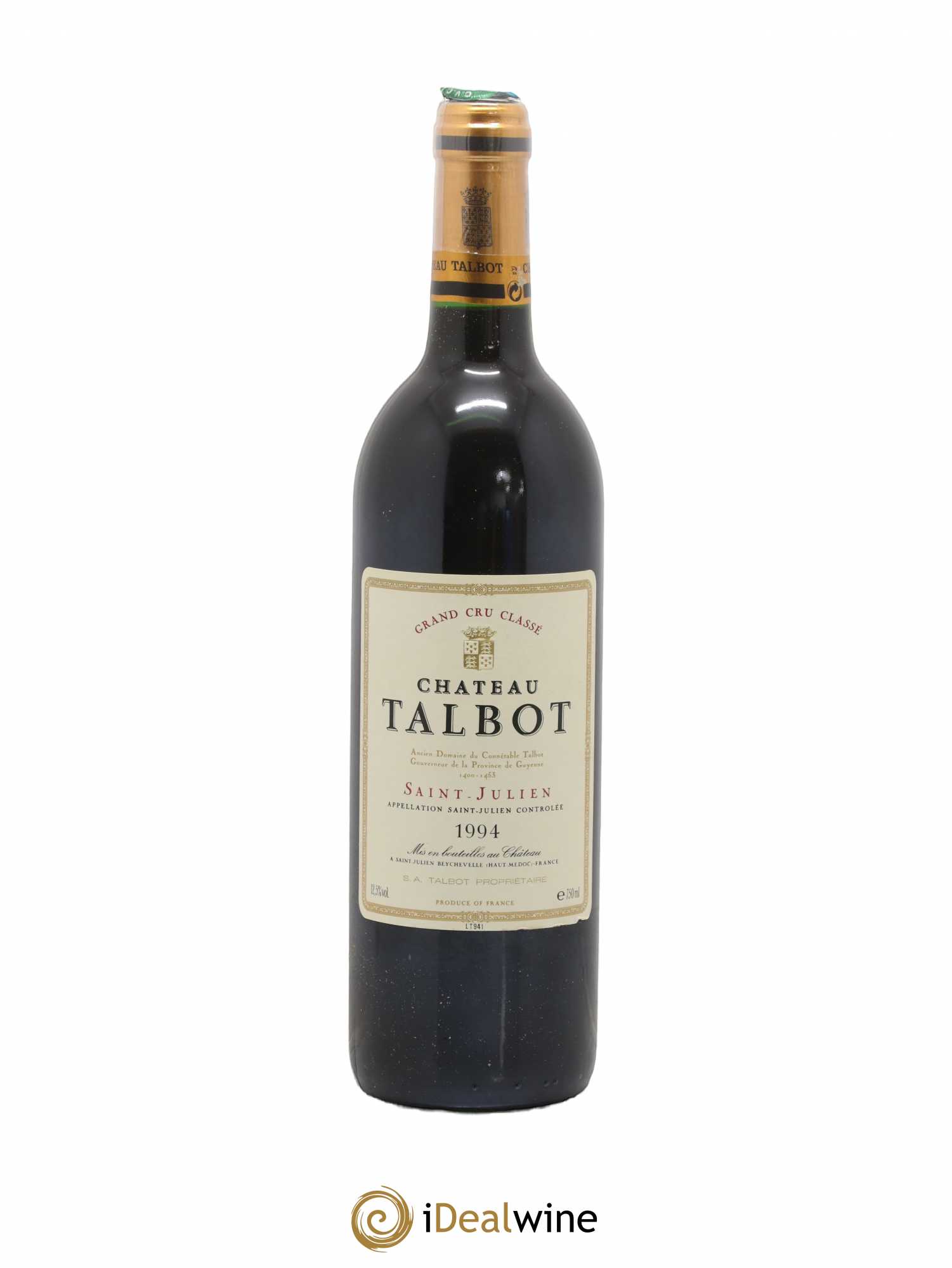Château Talbot 4ème Grand Cru Classé 1994 - Lot de 1 bouteille - 0