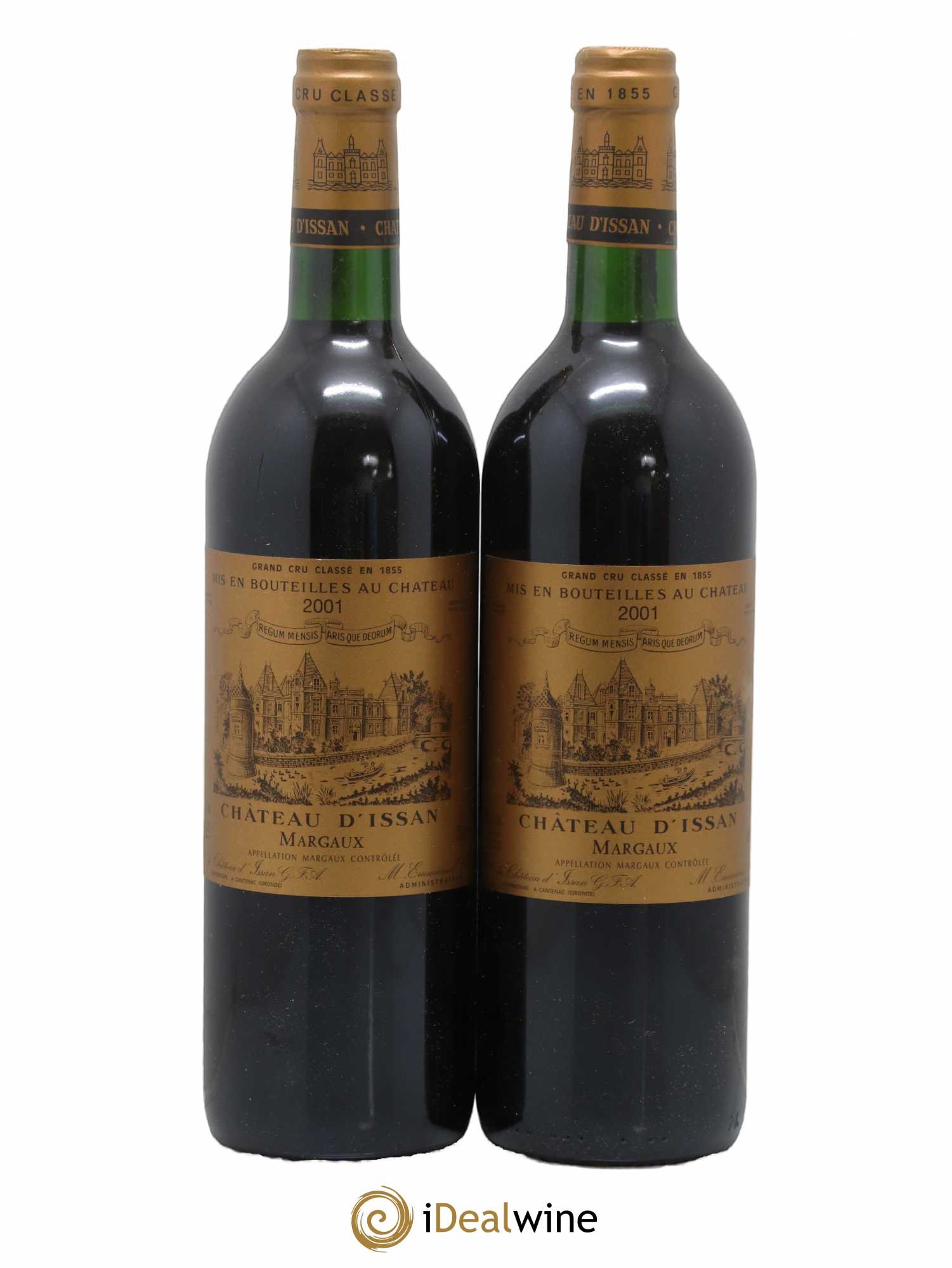 Château d'Issan 3ème Grand Cru Classé 2001 - Lot de 2 bouteilles - 0