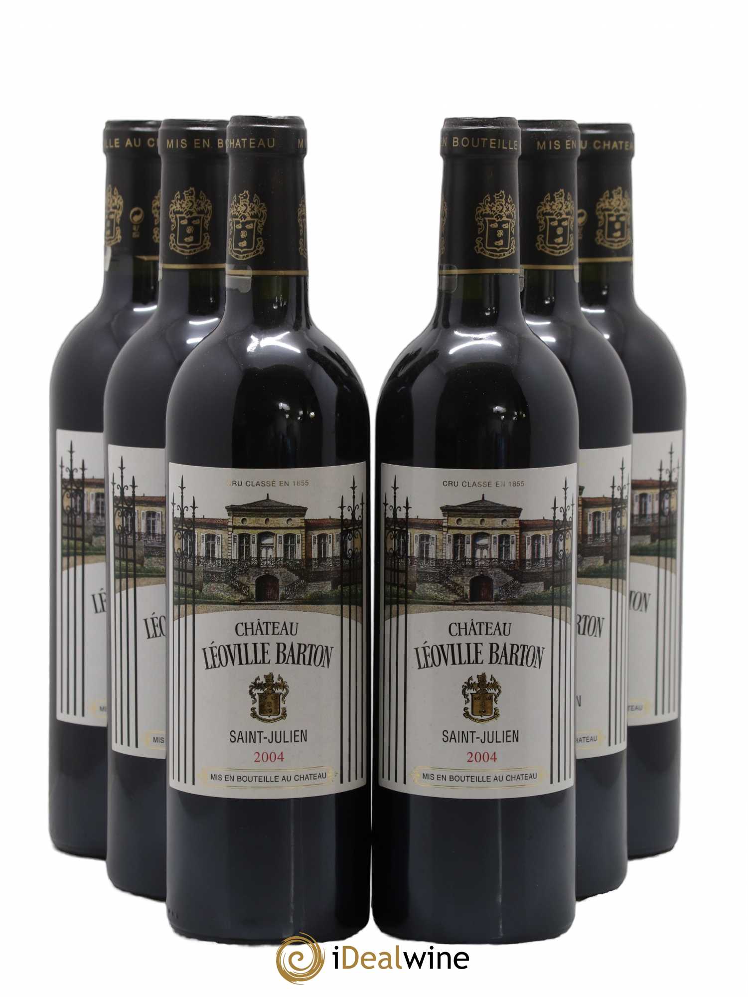 Château Léoville Barton 2ème Grand Cru Classé 2004 - Lot de 6 bouteilles - 0
