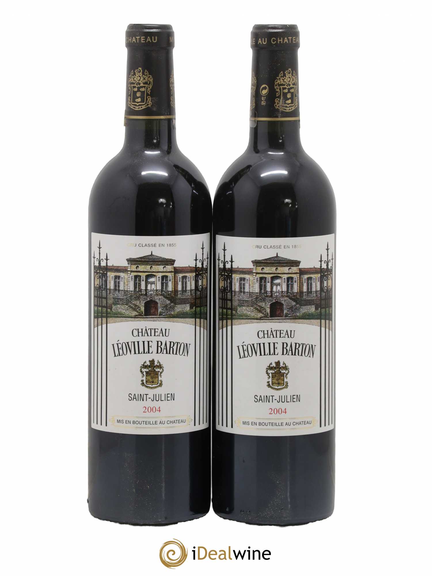 Château Léoville Barton 2ème Grand Cru Classé 2004 - Lot de 2 bouteilles - 0