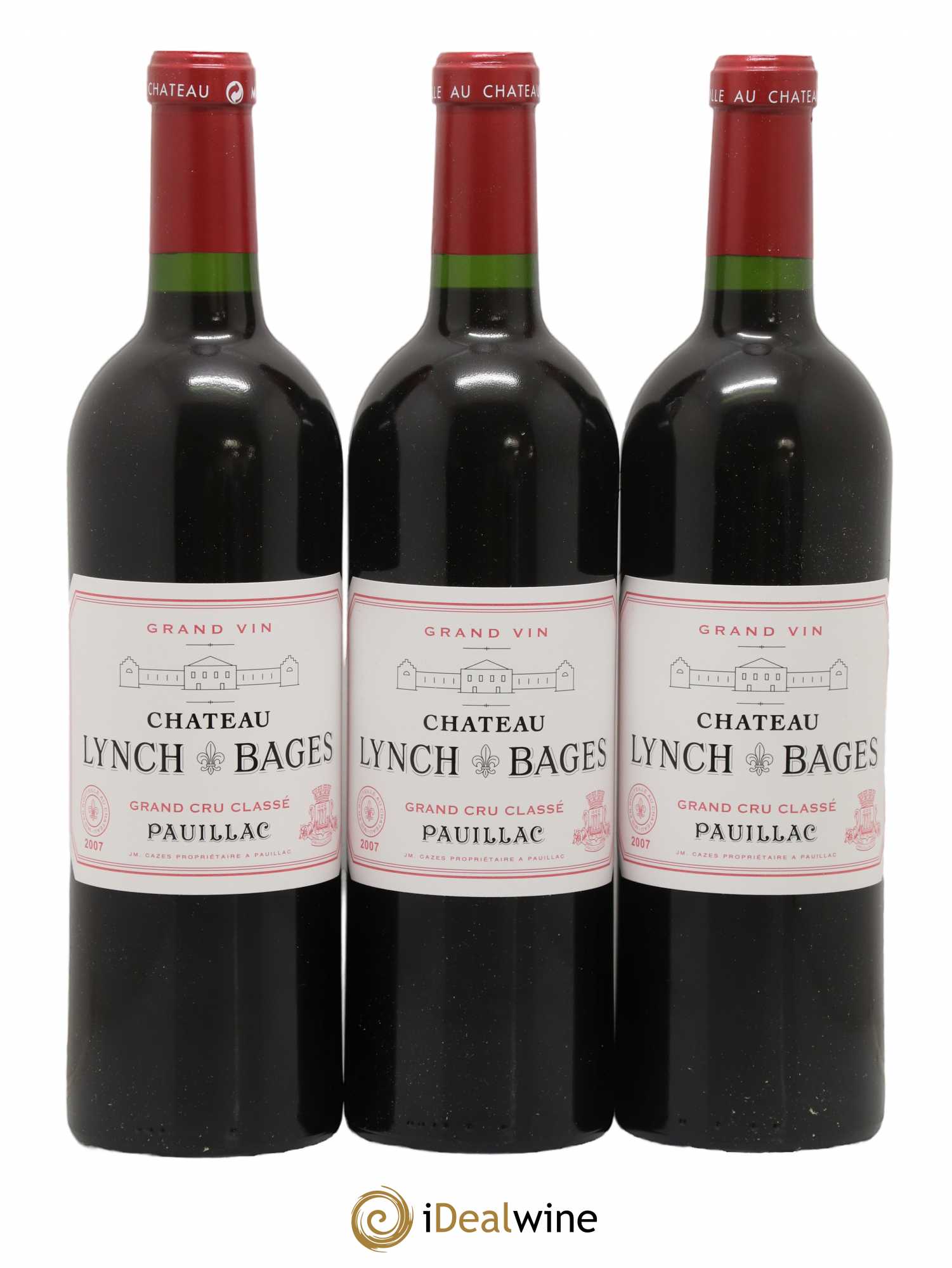 Château Lynch Bages 5ème Grand Cru Classé 2007 - Lot de 6 bouteilles - 1