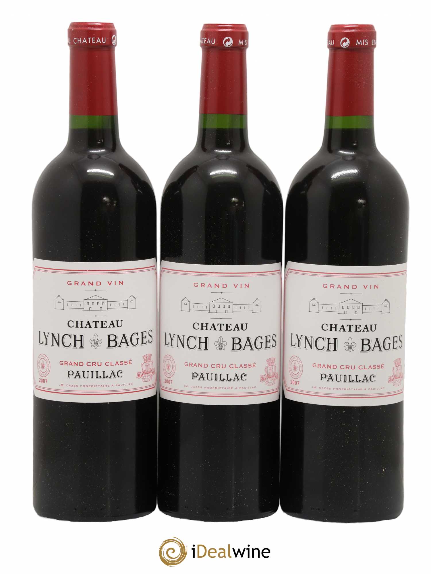 Château Lynch Bages 5ème Grand Cru Classé 2007 - Lot de 6 bouteilles - 2