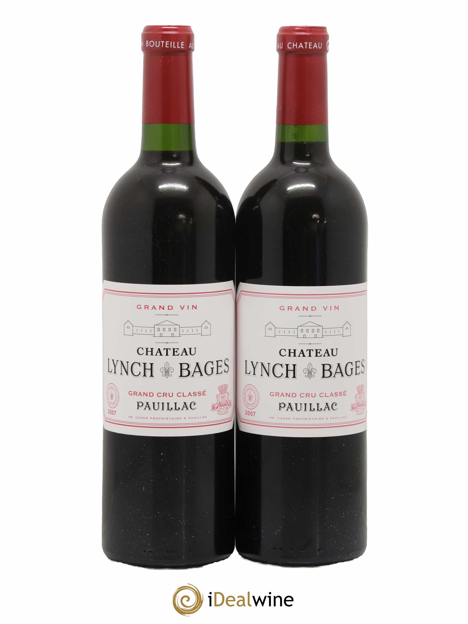 Château Lynch Bages 5ème Grand Cru Classé 2007 - Lot de 2 bouteilles - 0