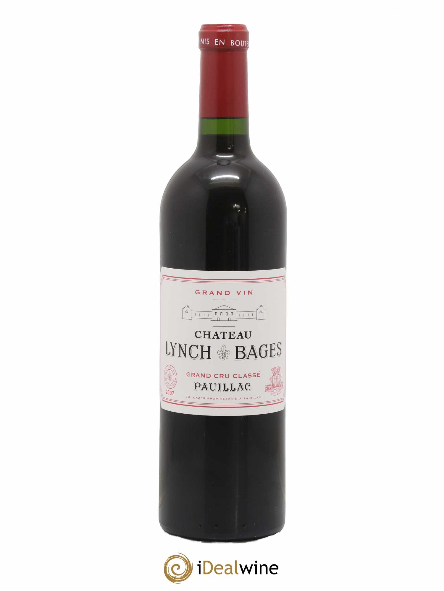 Château Lynch Bages 5ème Grand Cru Classé 2007 - Lot de 1 bouteille - 0