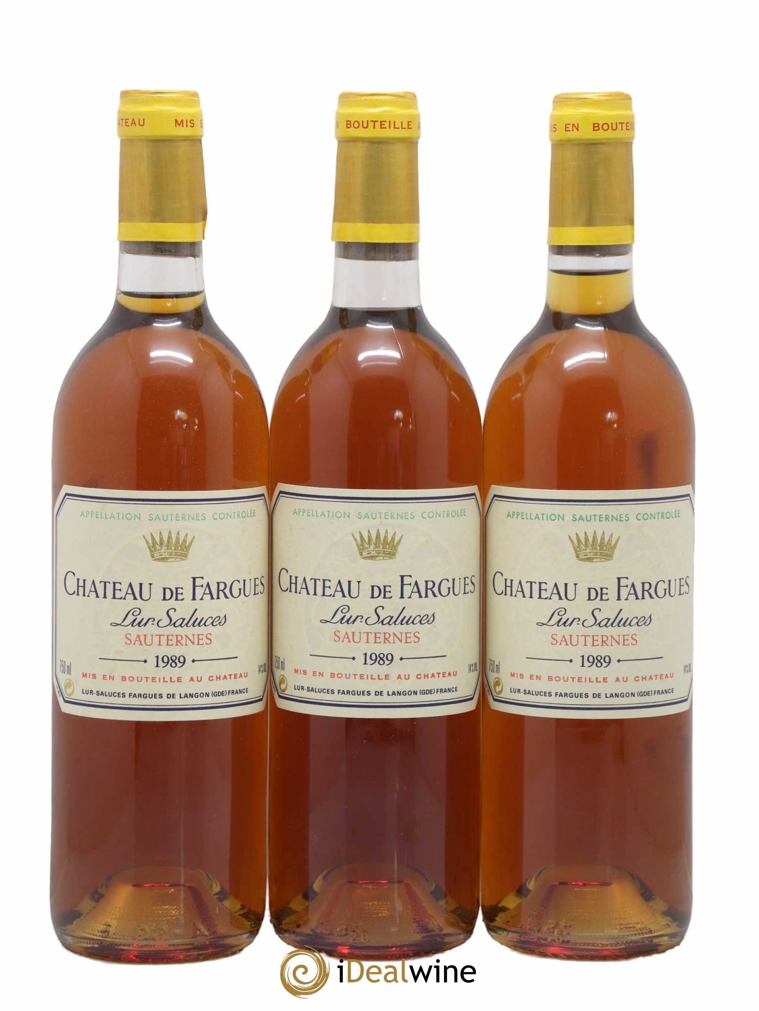 Château de Fargues 1989 - Lotto di 6 bottiglie - 1