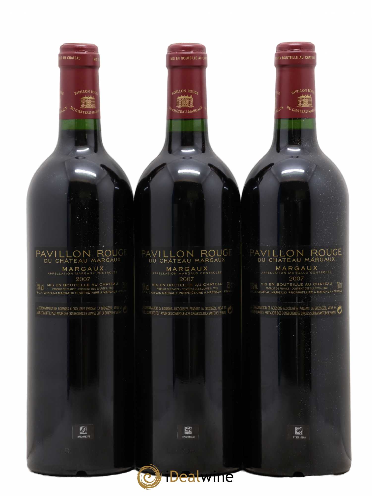Pavillon Rouge du Château Margaux Second Vin 2007 - Lot de 12 bouteilles - 2