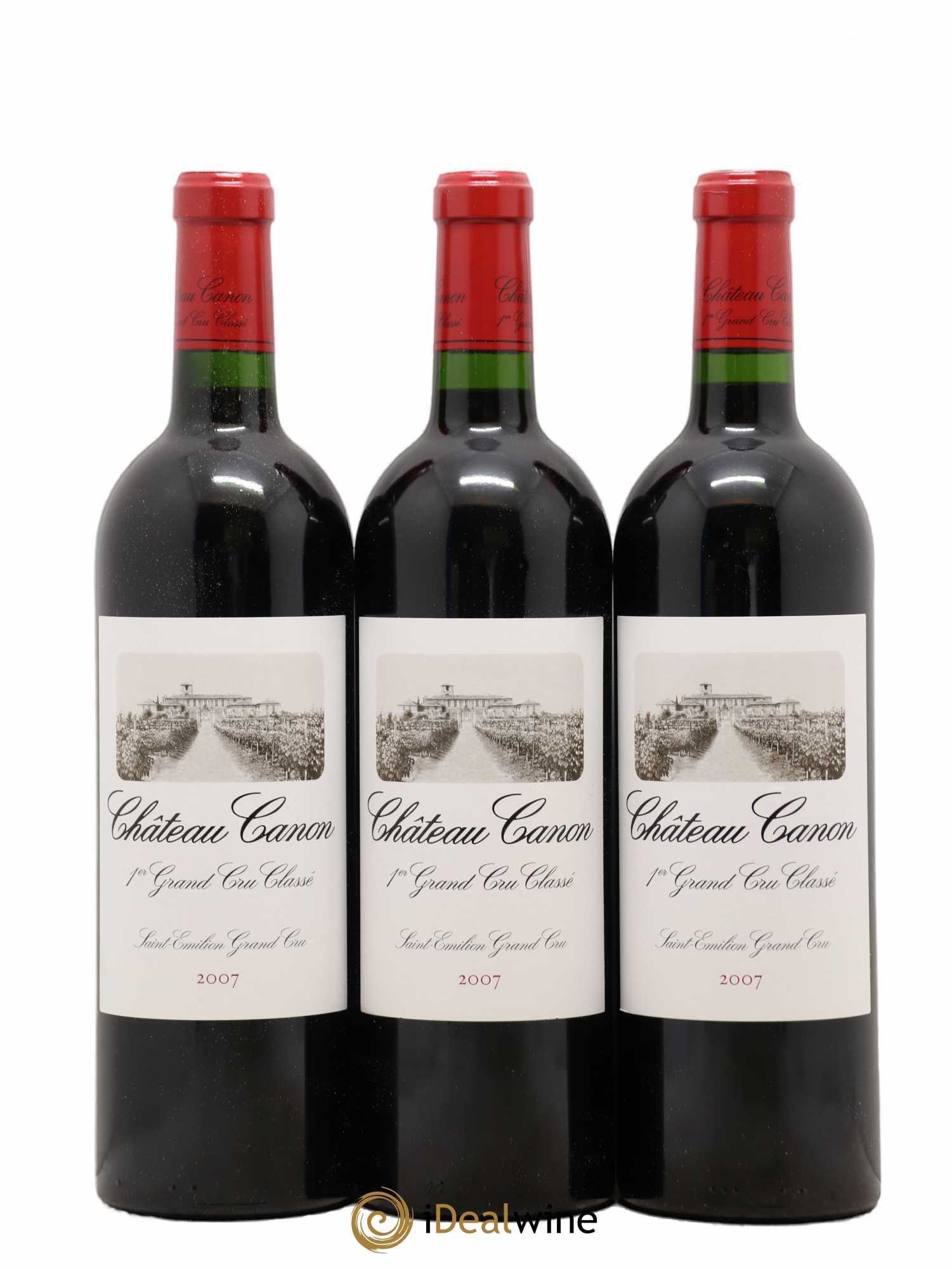 Château Canon 1er Grand Cru Classé B 2007 - Lot de 12 bouteilles - 1