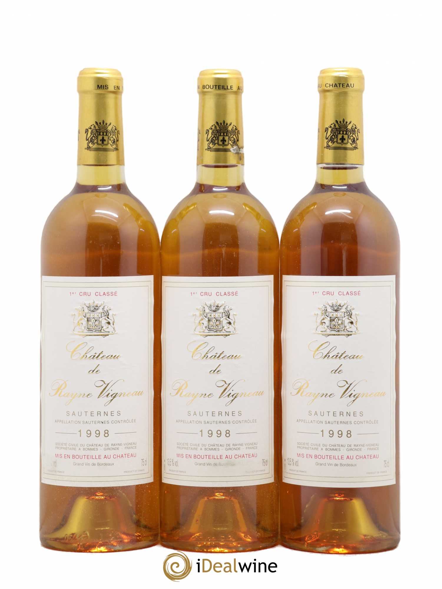 Château de Rayne Vigneau 1er Grand Cru Classé 1998 - Lotto di 12 bottiglie - 2