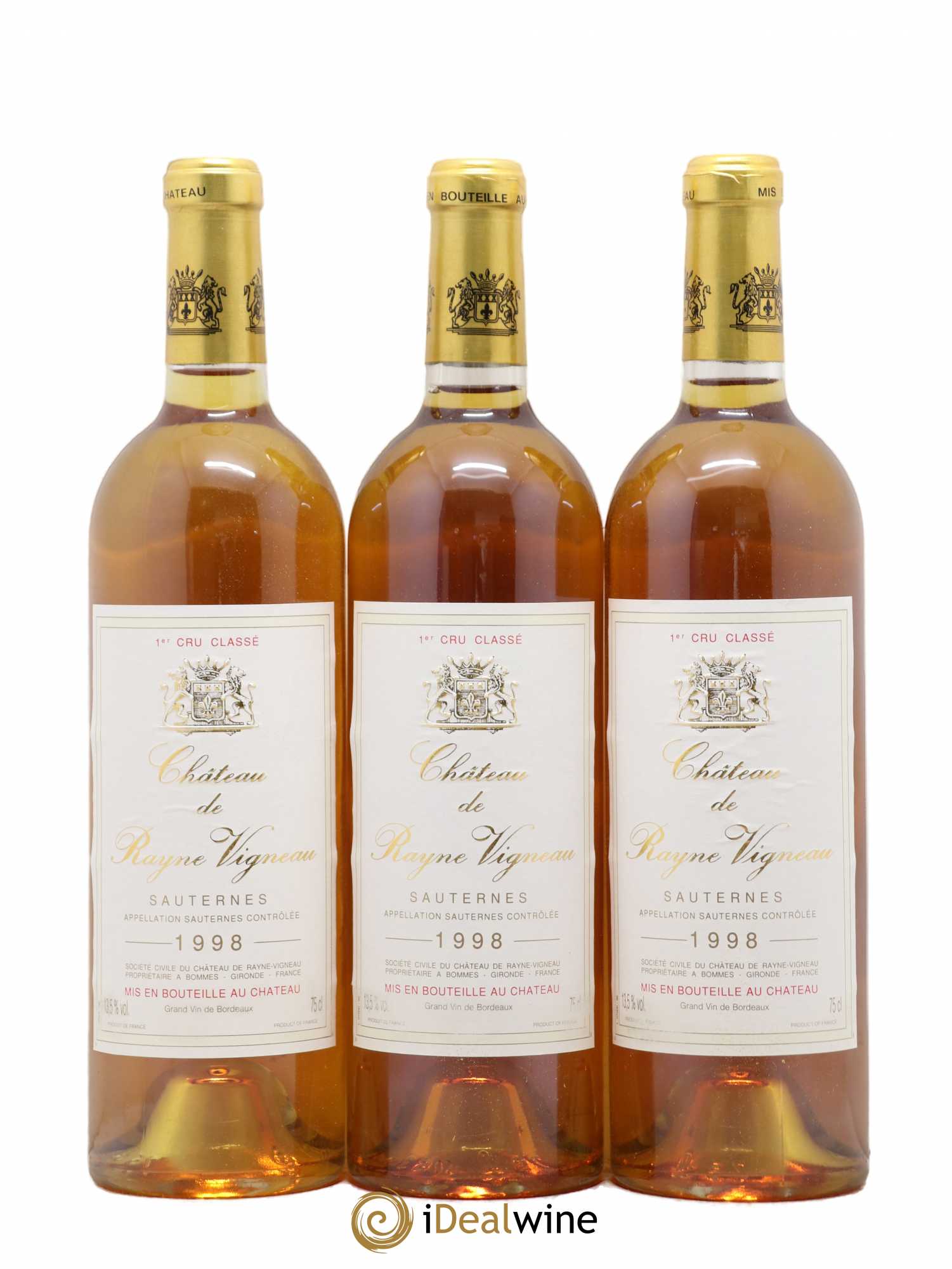 Château de Rayne Vigneau 1er Grand Cru Classé 1998 - Lotto di 12 bottiglie - 3
