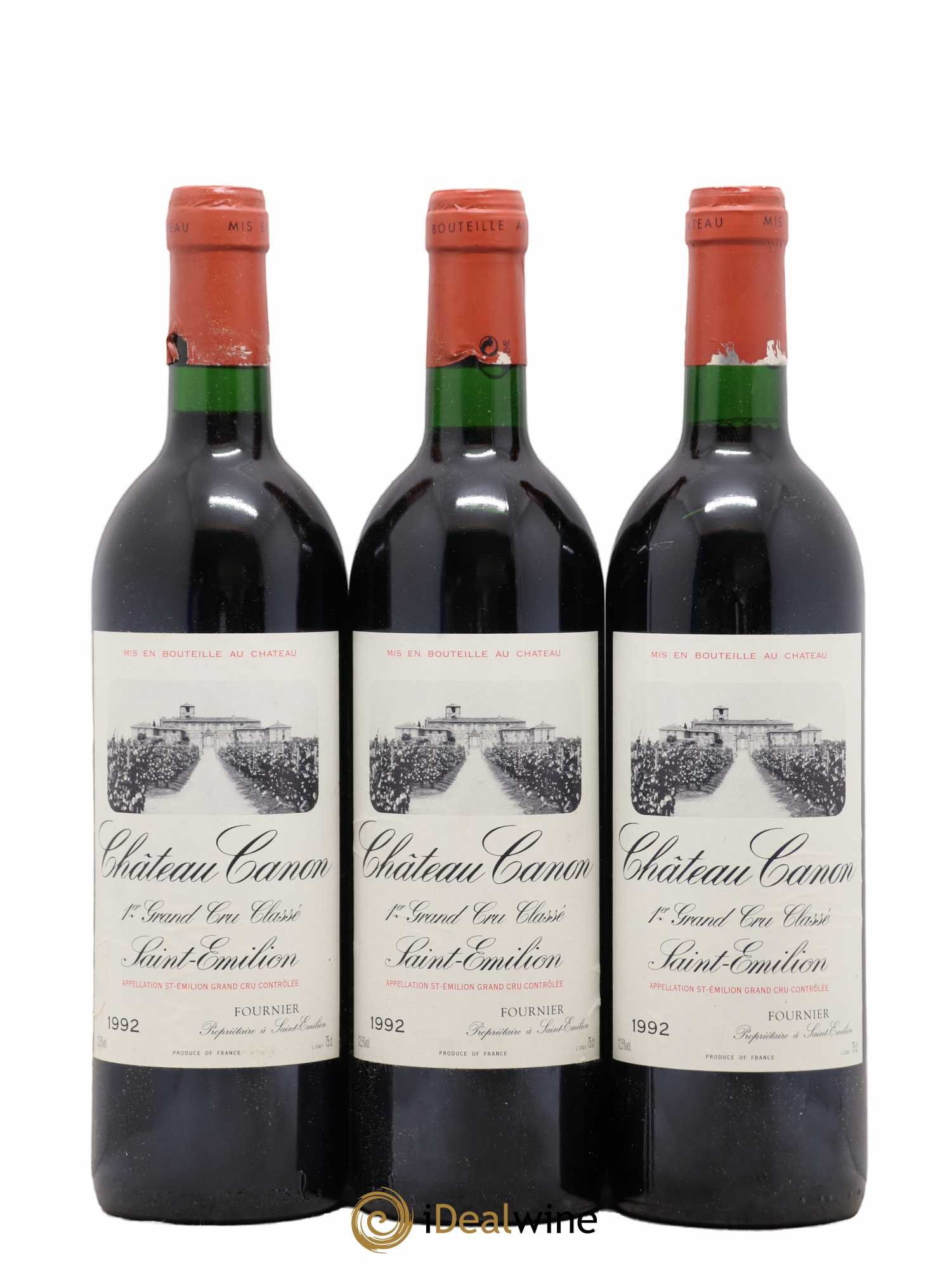 Château Canon 1er Grand Cru Classé B 1992 - Lot de 6 bouteilles - 1
