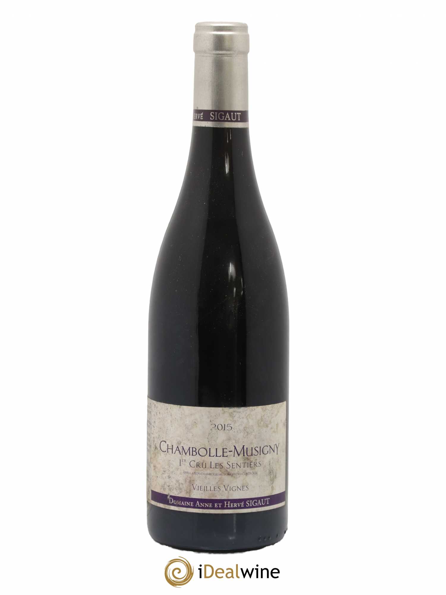 Chambolle-Musigny 1er Cru Vieilles Vignes Les Sentiers domaine Hervé Sigaut 2015 - Posten von 1 Flasche - 0
