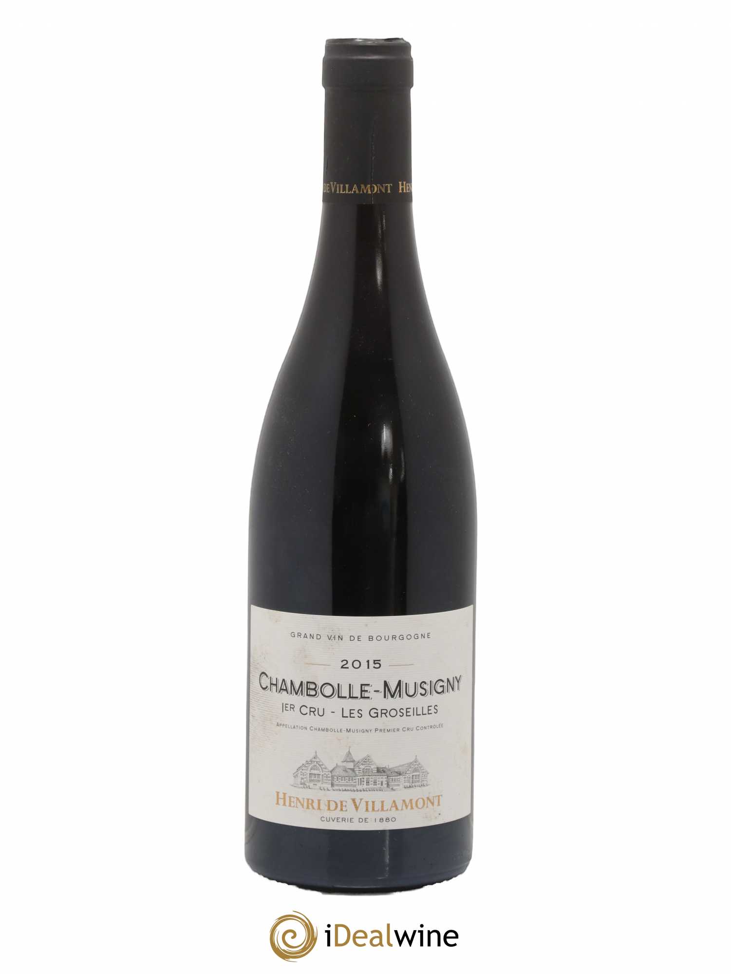 Chambolle-Musigny 1er Cru Les Groseilles domaine Henri de Villamont 2015 - Posten von 1 Flasche - 0