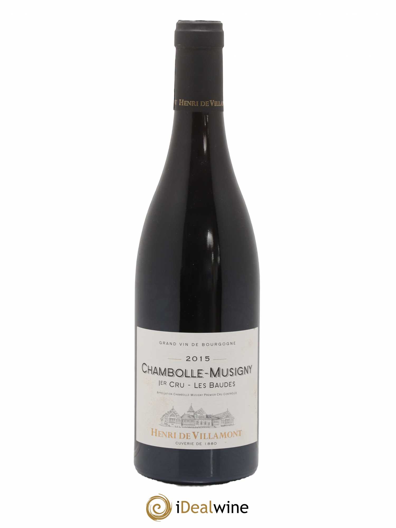 Chambolle-Musigny 1er Cru Les Baudes domaine Henri de Villamont 2015 - Posten von 1 Flasche - 0