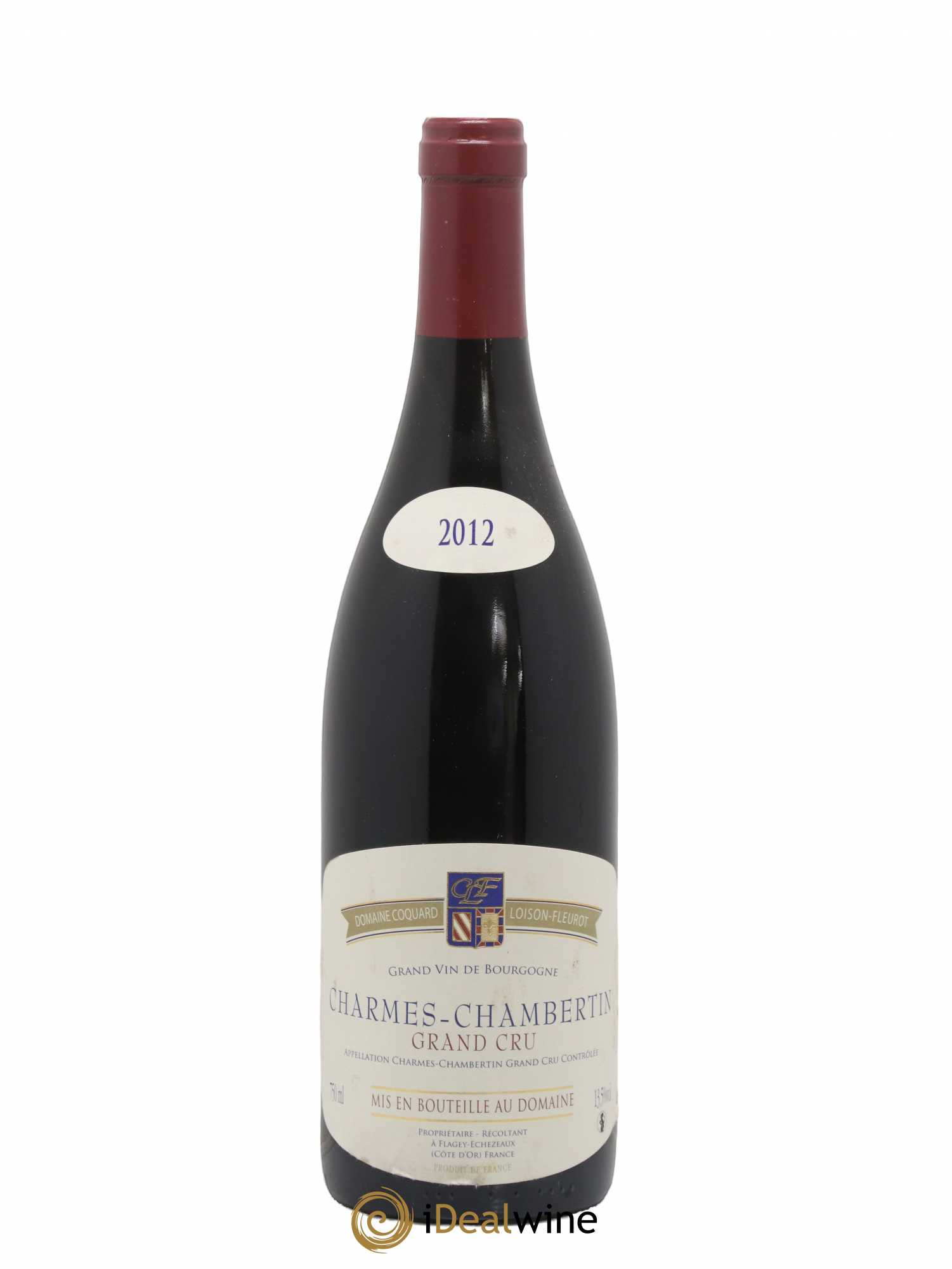 Charmes-Chambertin Grand Cru Coquard Loison-Fleurot 2012 - Lot de 1 bouteille - 0