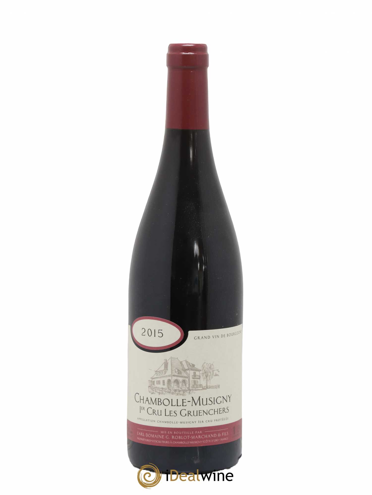 Chambolle-Musigny 1er Cru Les Gruenchers domaine Roblot Marchand 2015 - Posten von 1 Flasche - 0