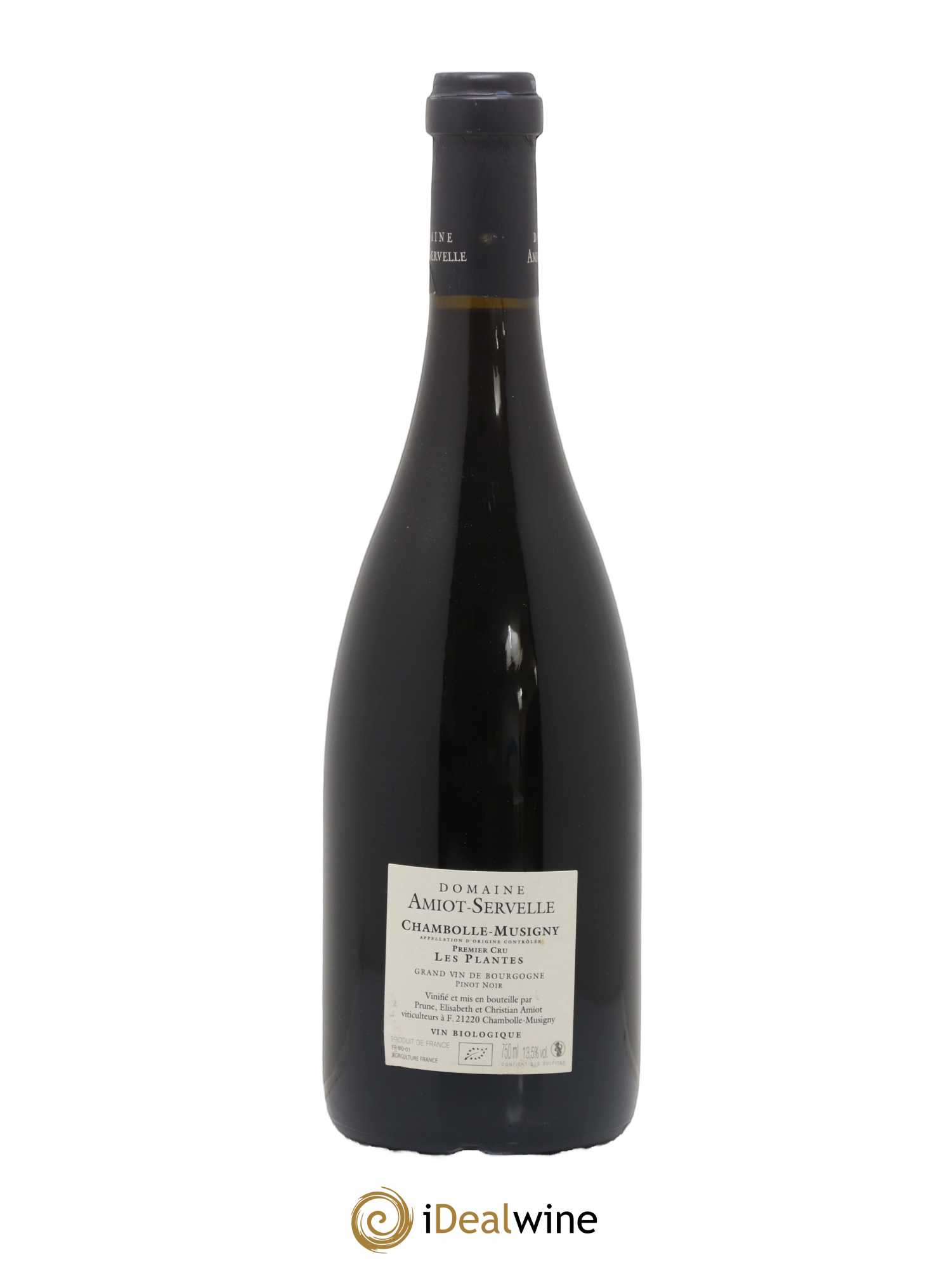 Chambolle-Musigny 1er Cru Les Plantes Amiot-Servelle 2015 - Lot de 1 bouteille - 1