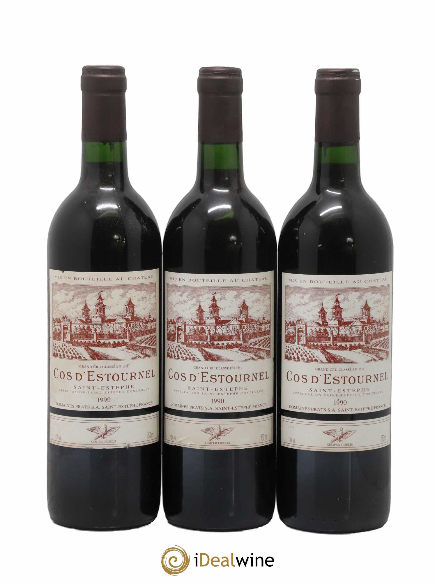Cos d'Estournel 2ème Grand Cru Classé 1990 - Lot de 6 bouteilles - 1