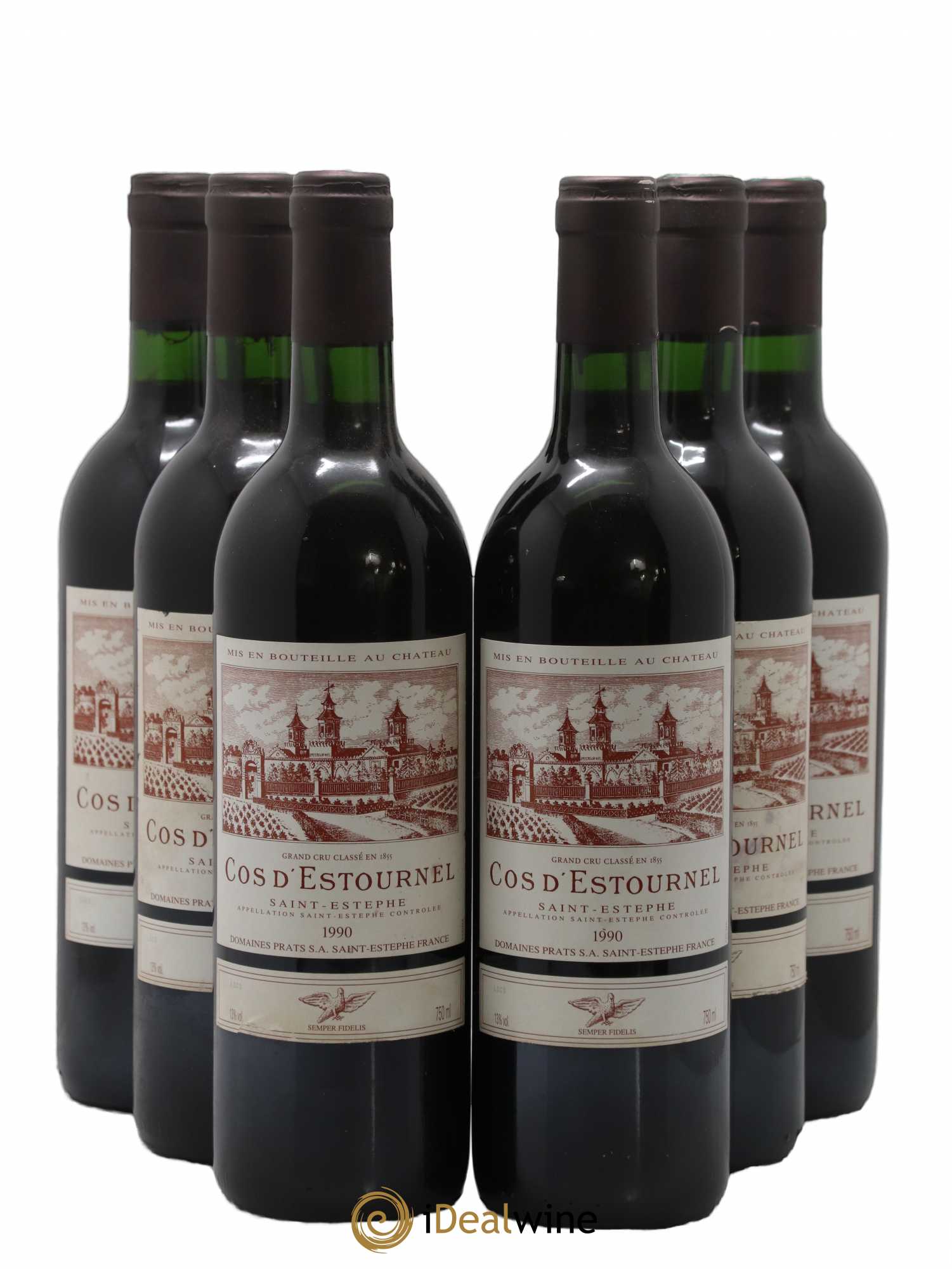 Cos d'Estournel 2ème Grand Cru Classé 1990 - Lot de 6 bouteilles - 0