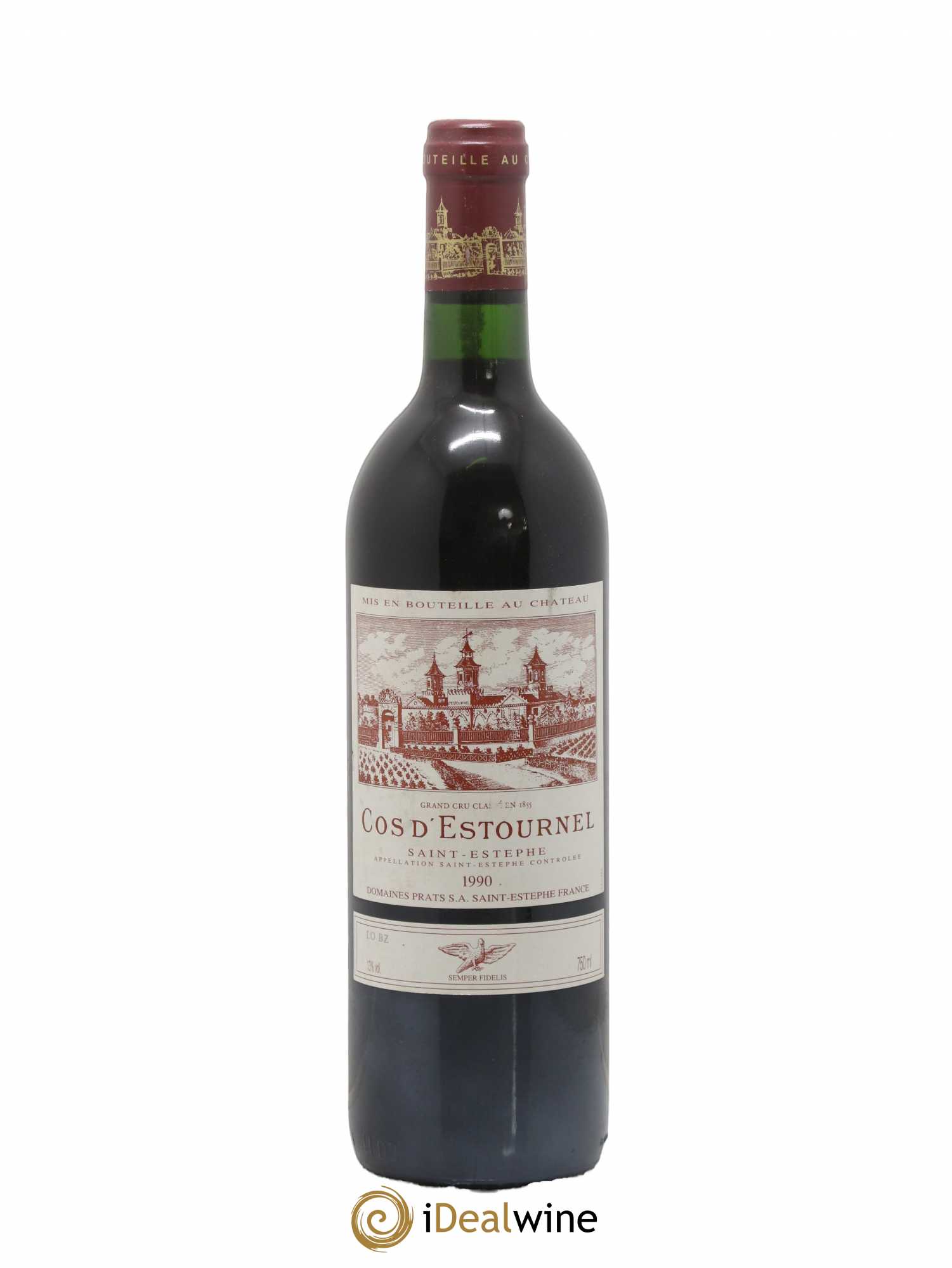 Cos d'Estournel 2ème Grand Cru Classé 1990 - Lot de 1 bouteille - 0