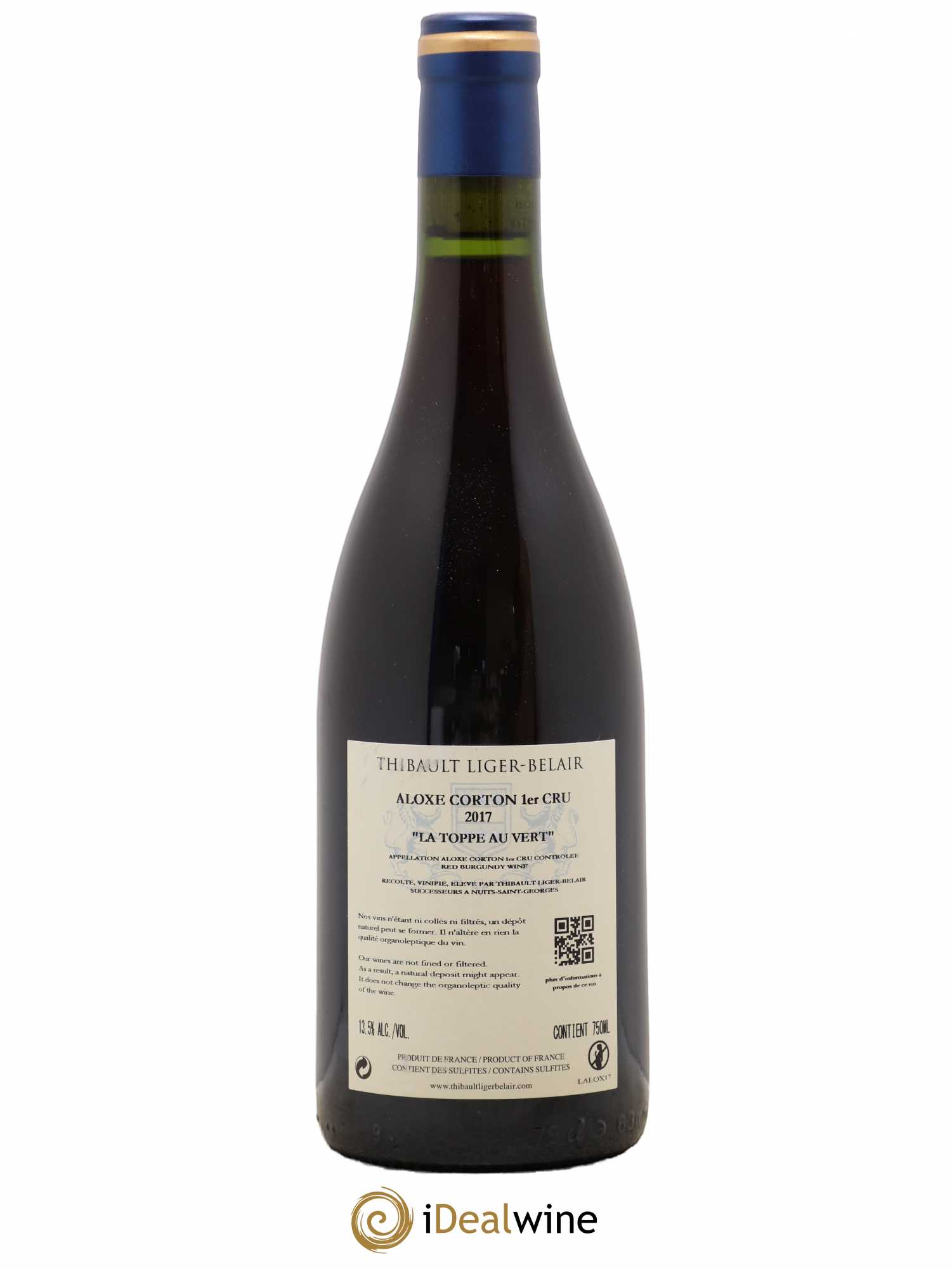 Aloxe-Corton 1er Cru La Toppe au Vert Thibault Liger-Belair 2017 - Lot de 1 bouteille - 1