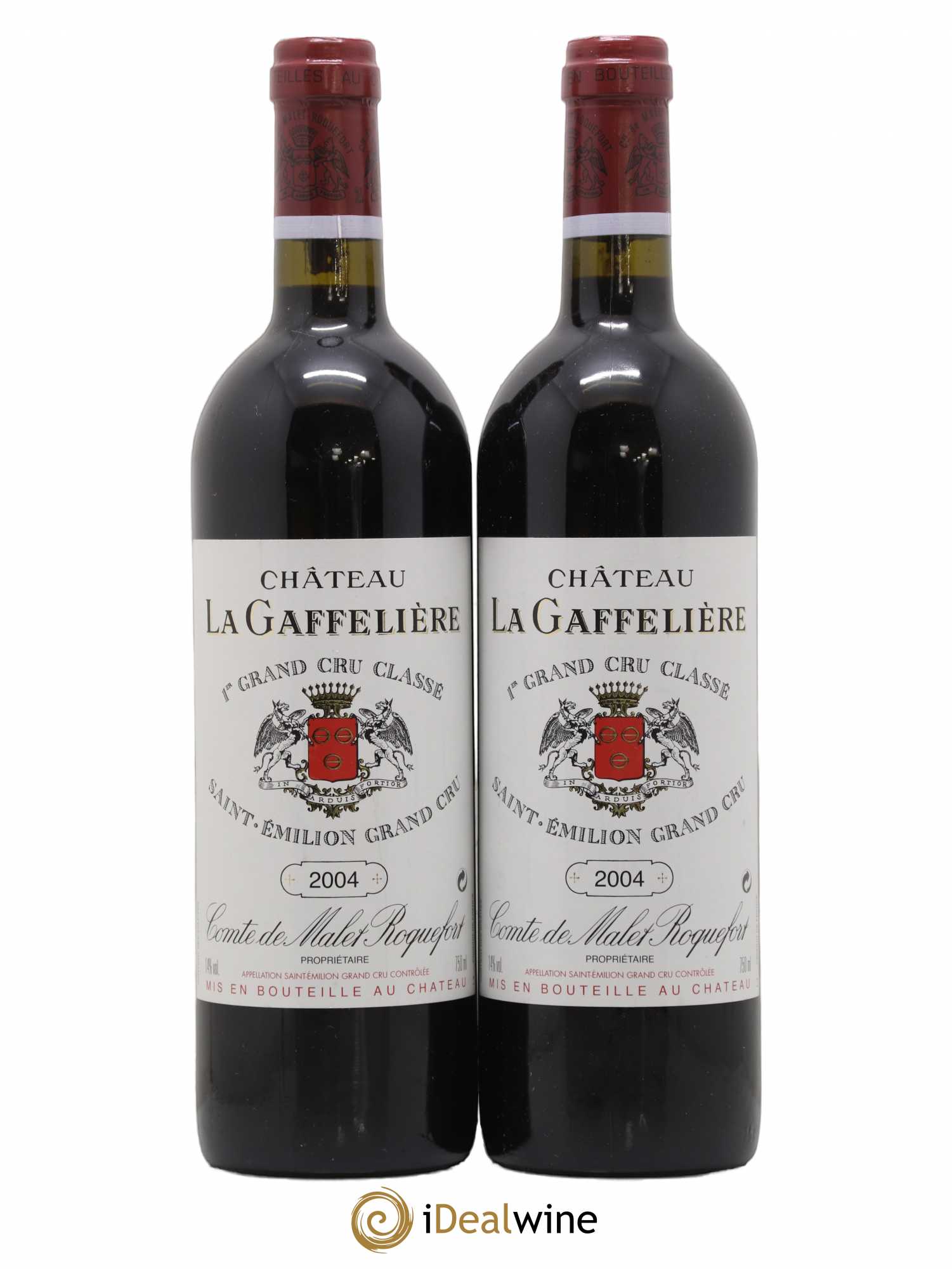 Château la Gaffelière 1er Grand Cru Classé B 2004 - Lot de 2 bouteilles - 0