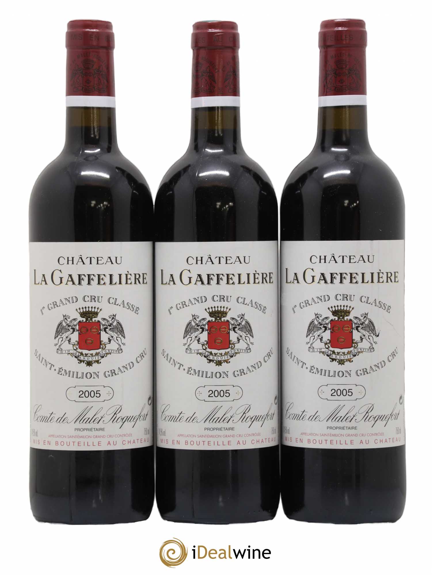 Château la Gaffelière 1er Grand Cru Classé B 2005 - Lot de 3 bouteilles - 0
