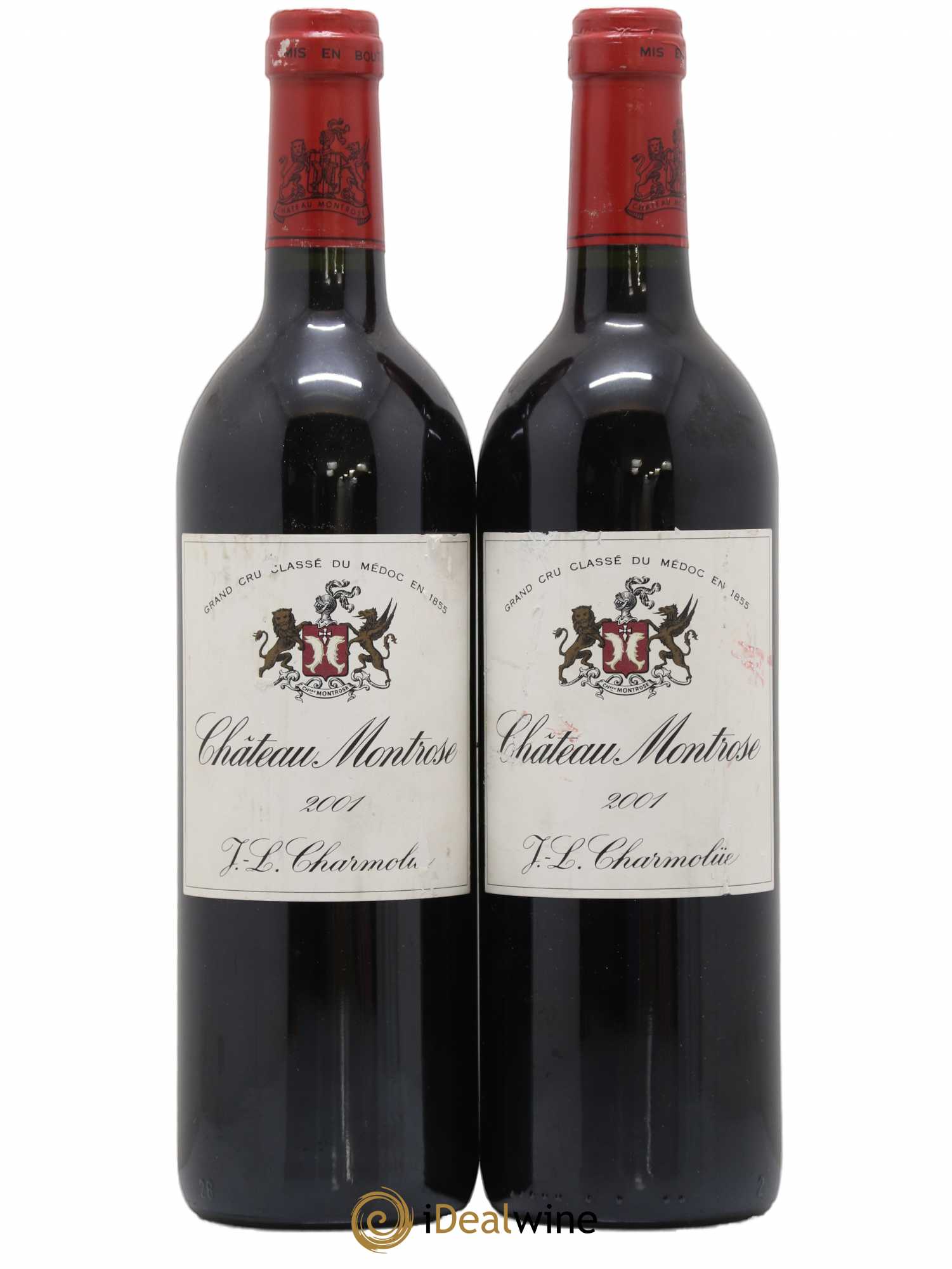 Château Montrose 2ème Grand Cru Classé 2001 - Lot de 2 bouteilles - 0