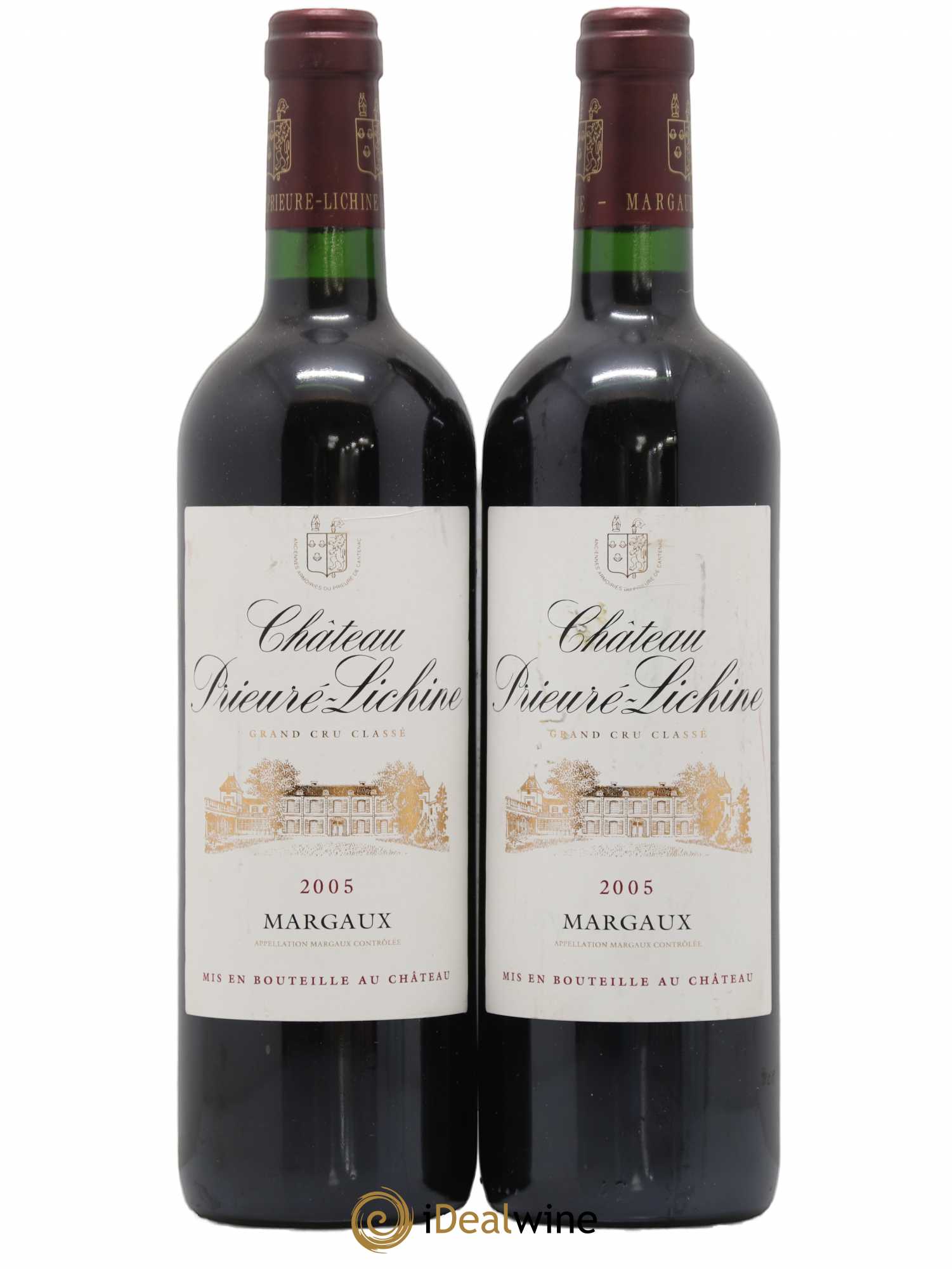 Château Prieuré Lichine 4ème Grand Cru Classé 2005 - Lot de 2 bouteilles - 0