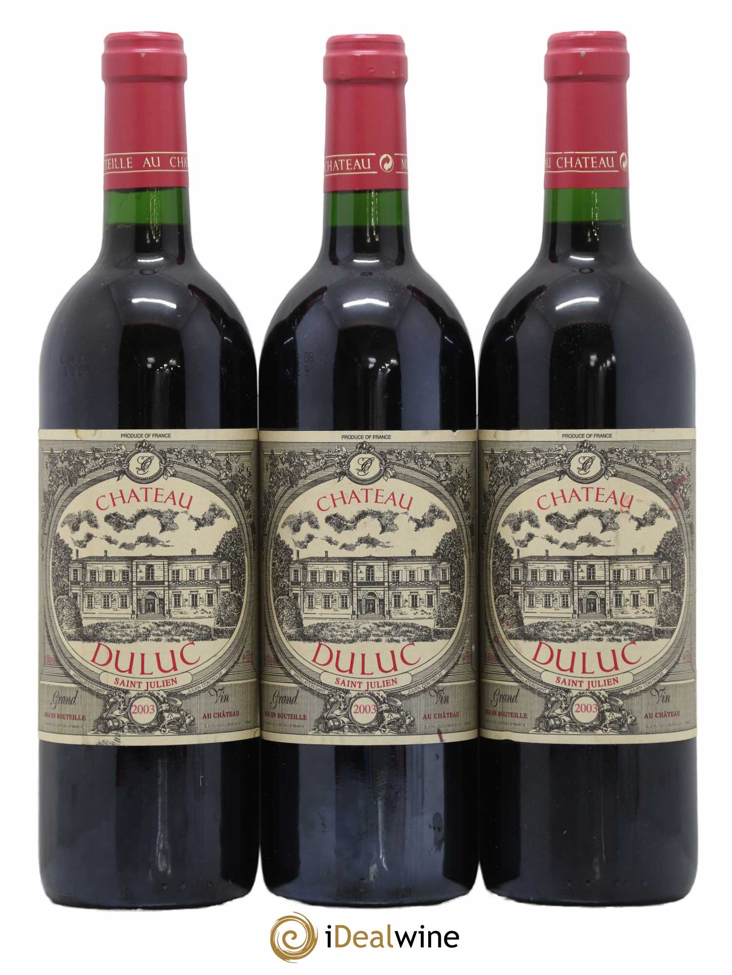 Duluc de Branaire Second Vin 2003 - Lot de 3 bouteilles - 0