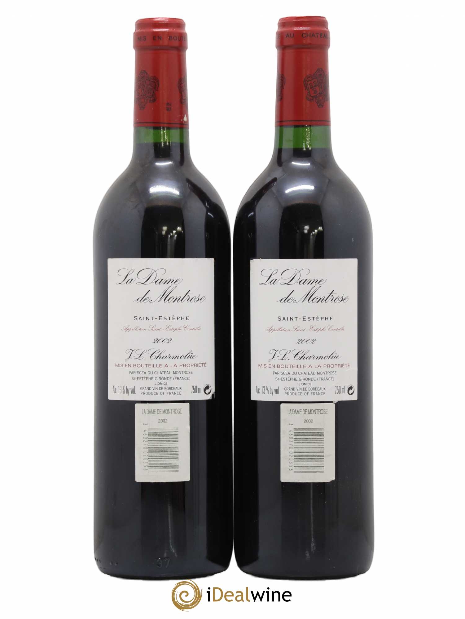 La Dame de Montrose Second Vin 2002 - Lot de 2 bouteilles - 1