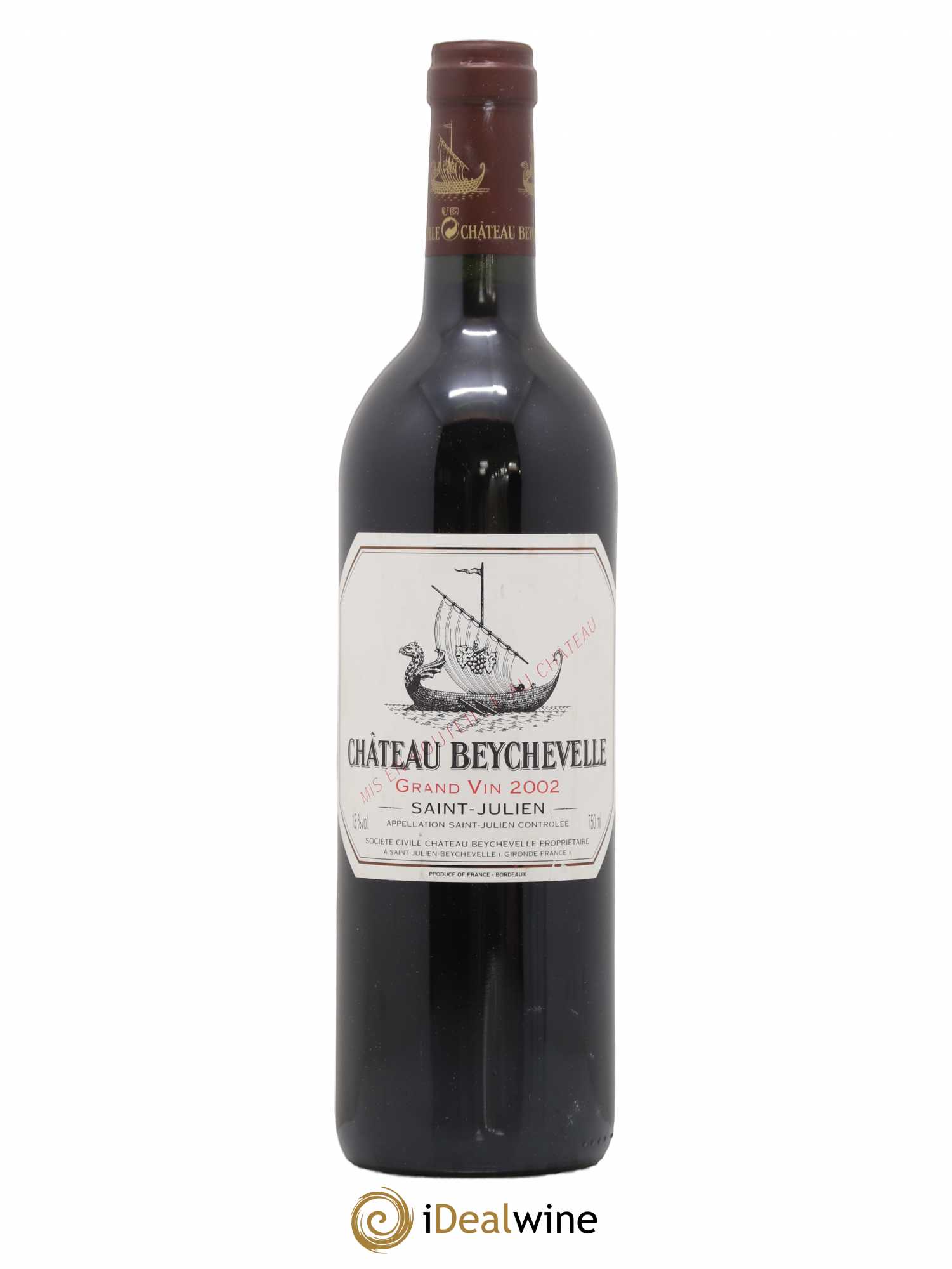 Château Beychevelle 4ème Grand Cru Classé 2002 - Lot de 1 bouteille - 0