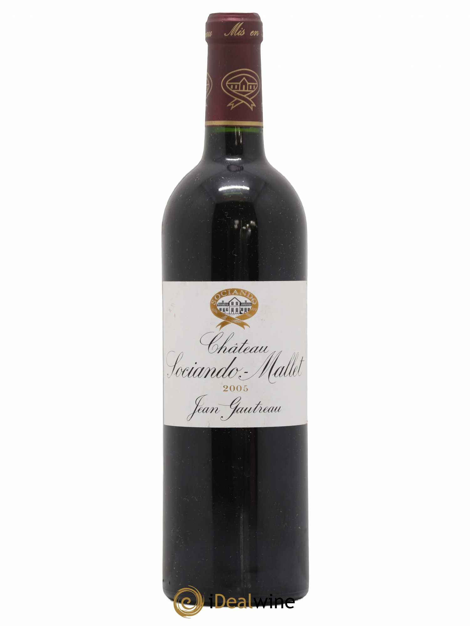 Château Sociando Mallet 2005 - Lot de 1 bouteille - 0