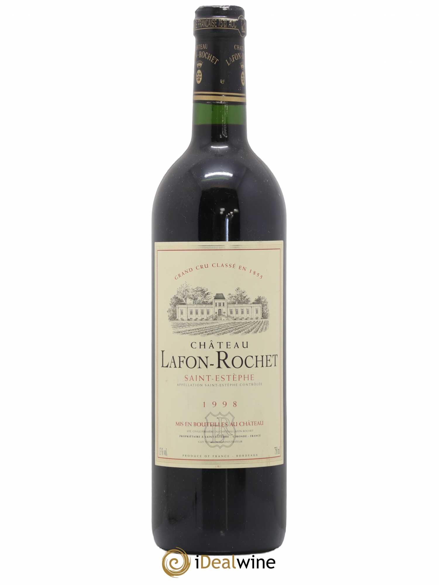 Château Lafon Rochet 4ème Grand Cru Classé 1998 - Lot de 1 bouteille - 0
