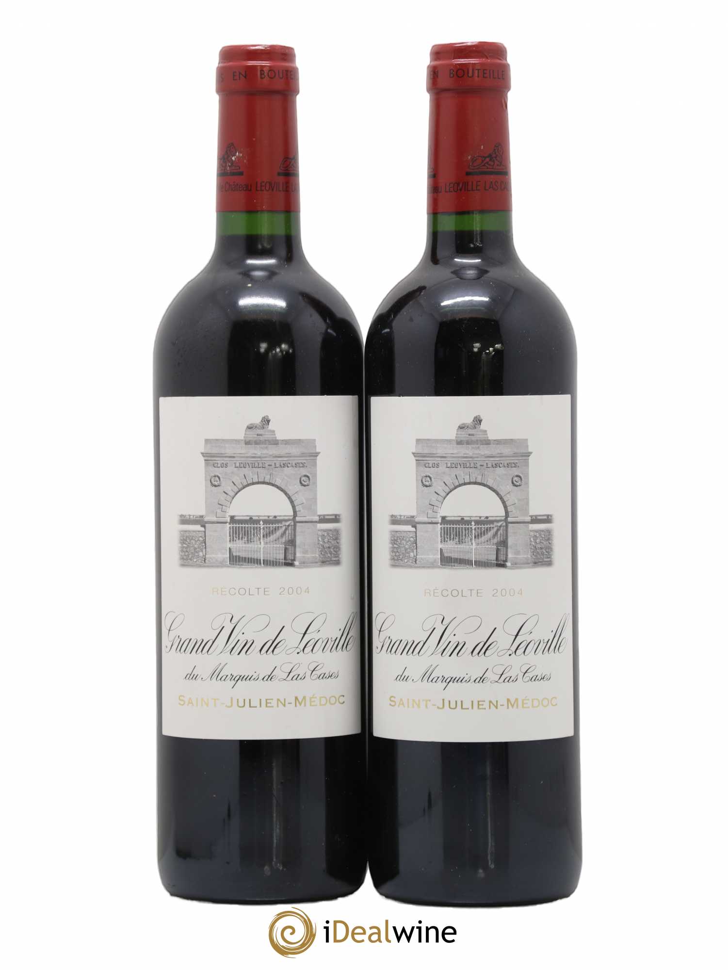 Château Léoville Las Cases 2ème Grand Cru Classé 2004 - Lot de 2 bouteilles - 0
