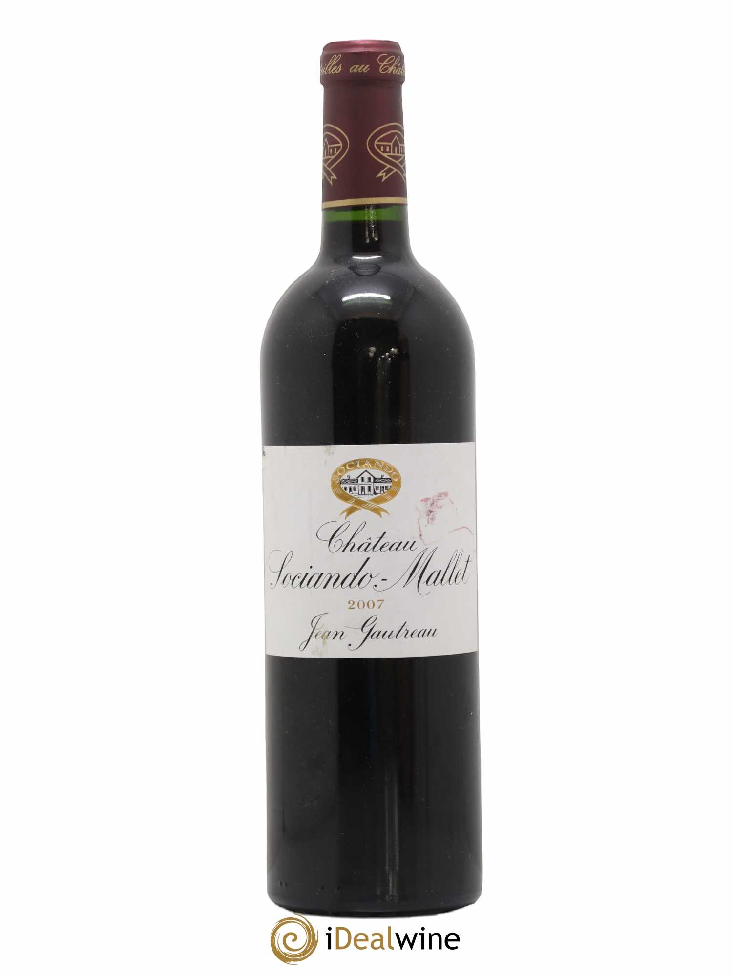 Château Sociando Mallet 2007 - Lot de 1 bouteille - 0