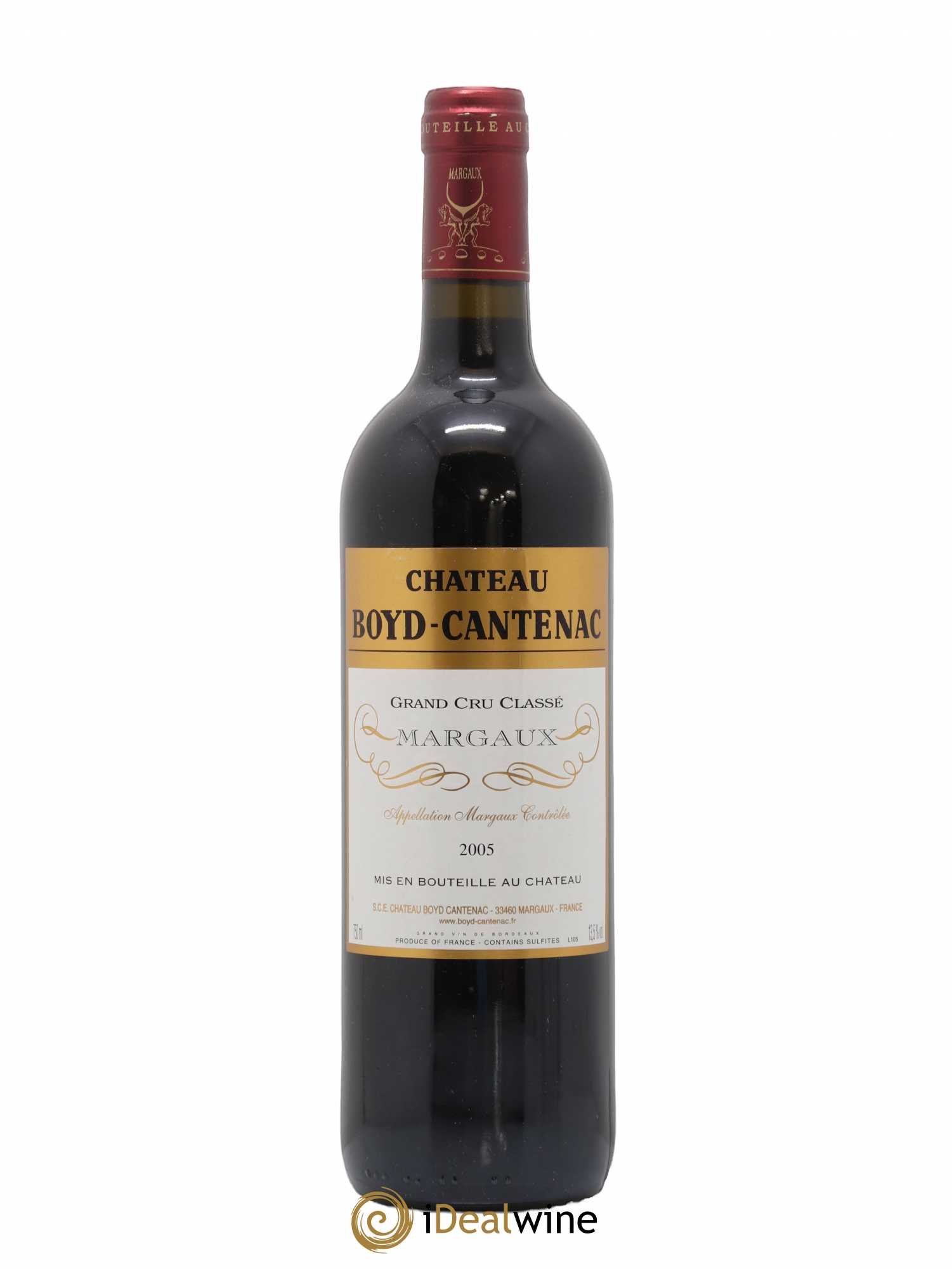 Château Boyd Cantenac 3ème Grand Cru Classé 2005 - Lot de 1 bouteille - 0