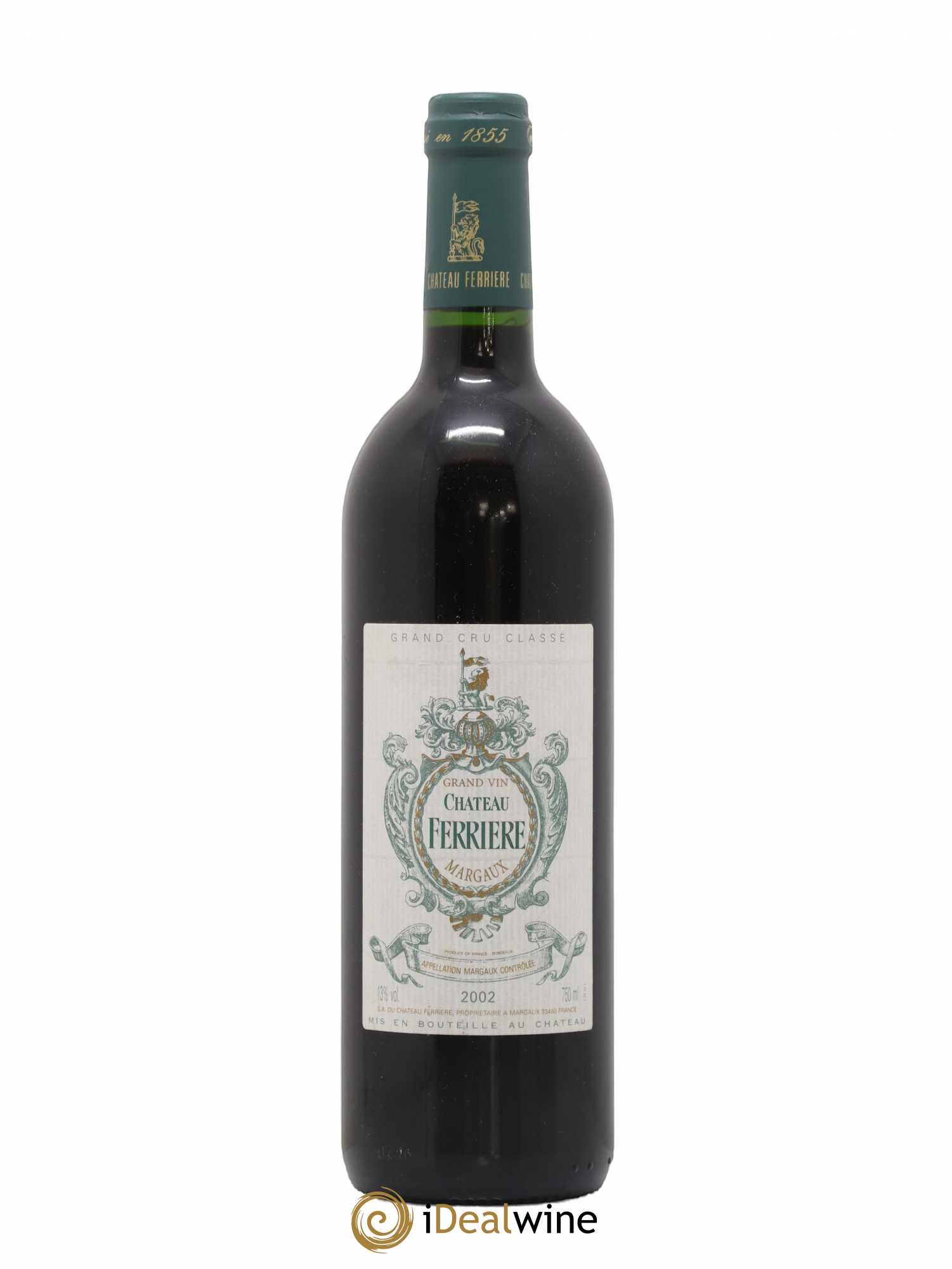 Château Ferrière 3ème Grand Cru Classé 2002 - Lot de 1 bouteille - 0