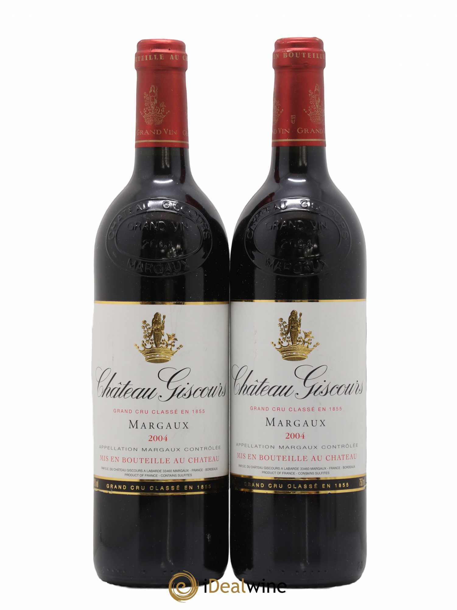 Château Giscours 3ème Grand Cru Classé 2004 - Lot de 2 bouteilles - 0