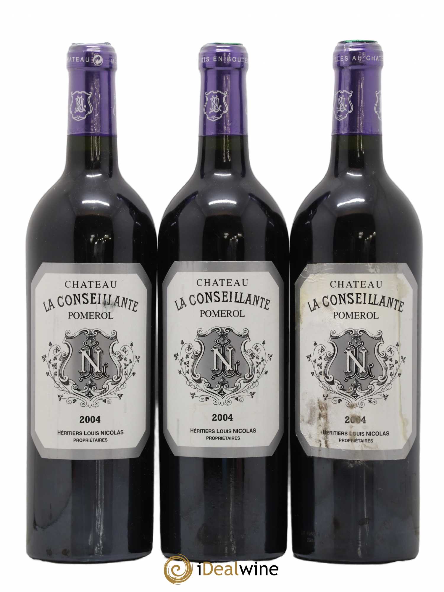 Château la Conseillante 2004 - Lot de 3 bouteilles - 0