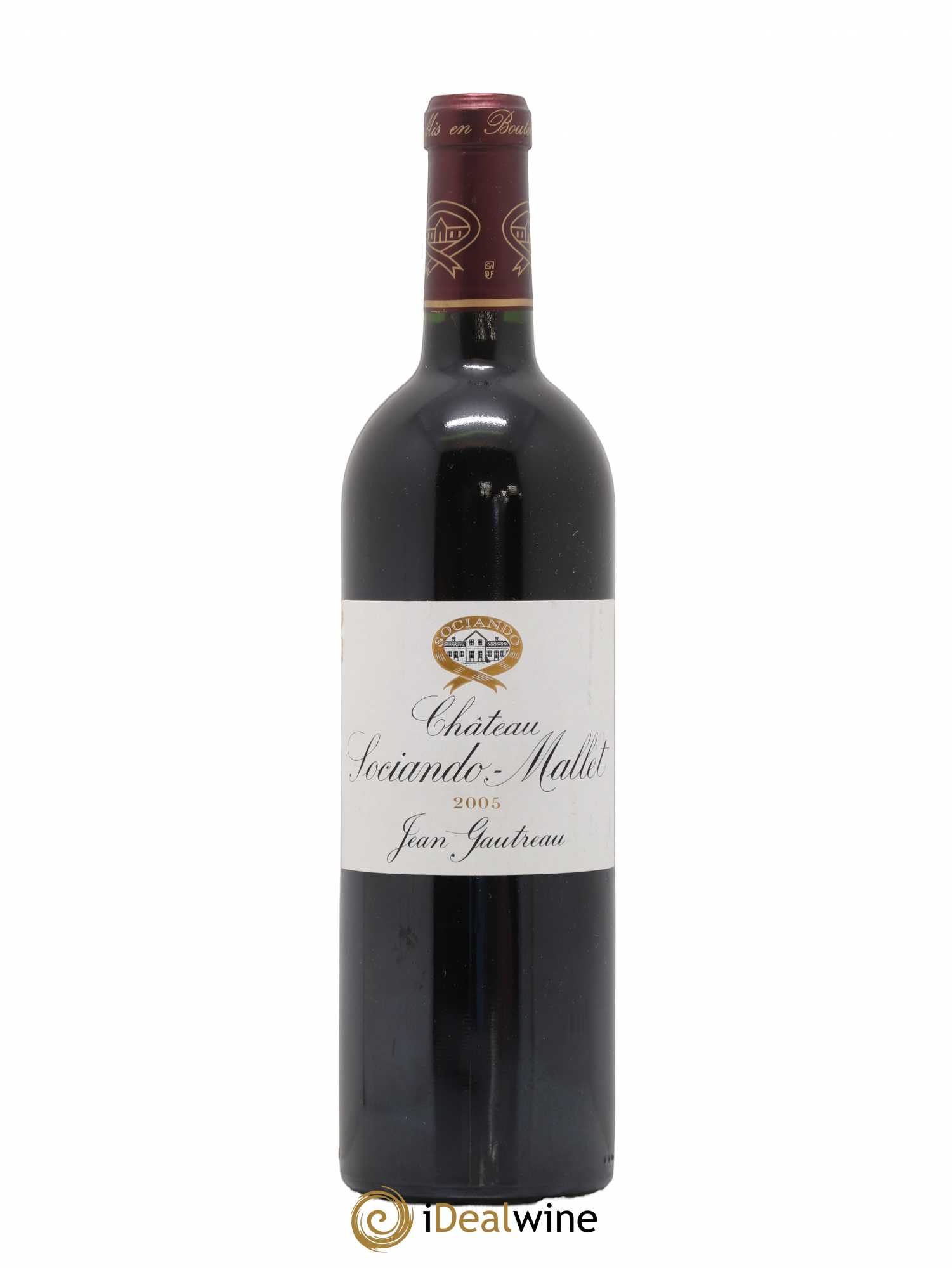 Château Sociando Mallet 2005 - Lot de 1 bouteille - 0