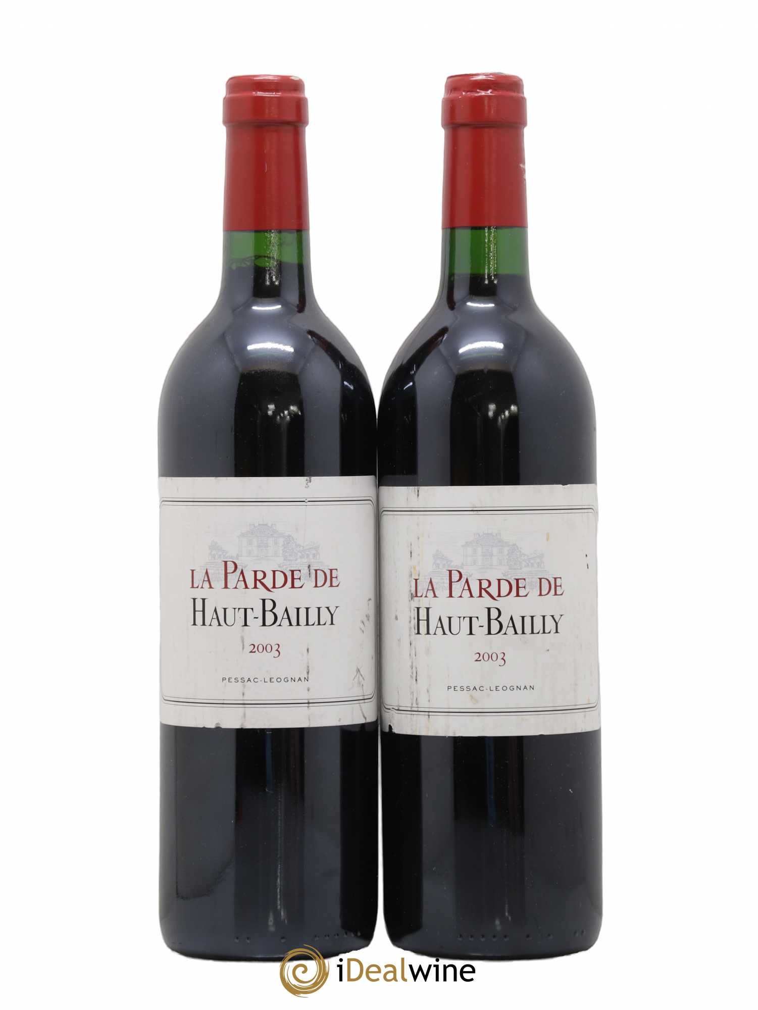 Haut Bailly II (Anciennement La Parde de Haut-Bailly) Second Vin 2003 - Lot de 2 bouteilles - 0