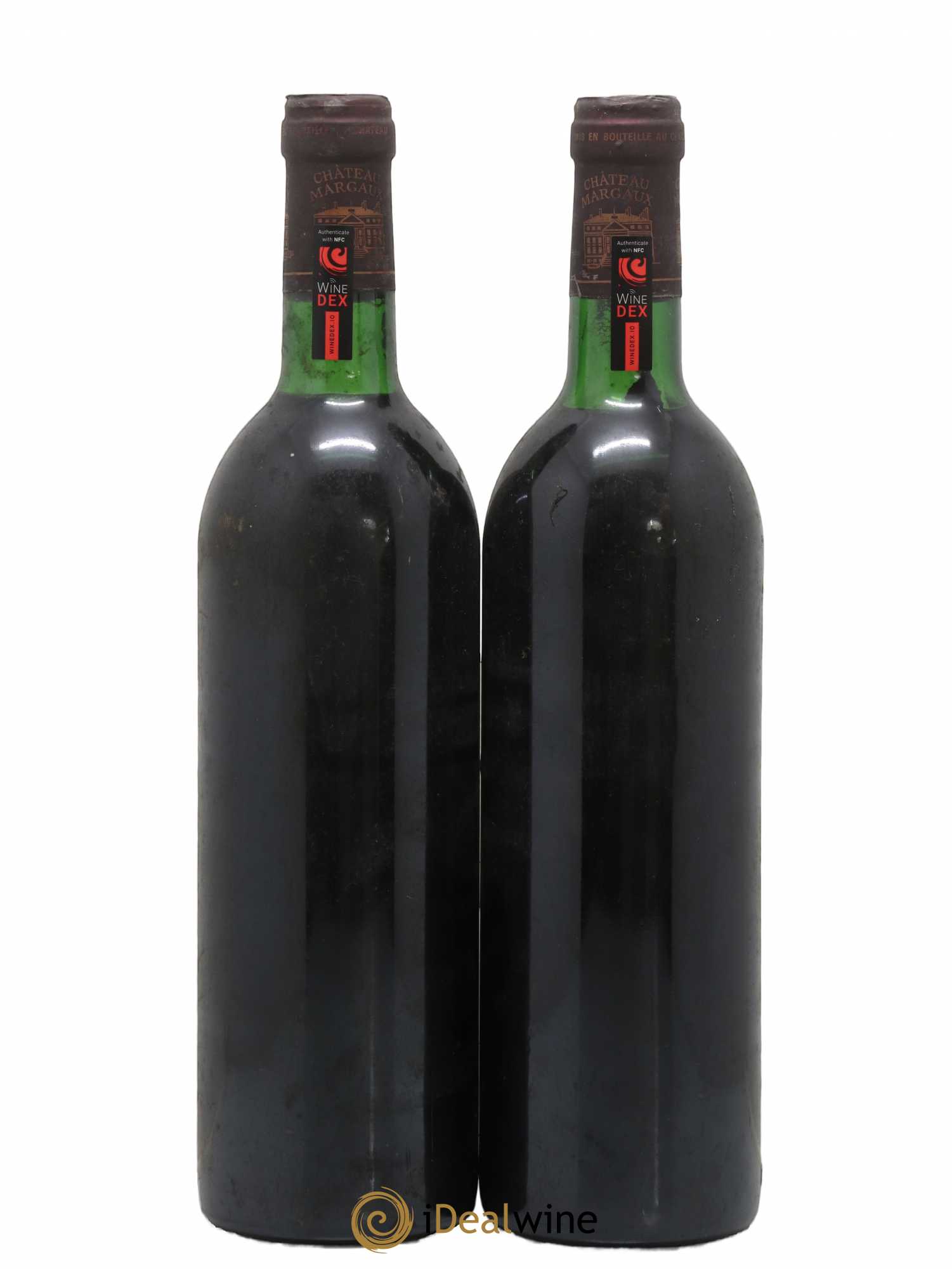 Château Margaux 1er Grand Cru Classé (sans prix de réserve) 1980 - Lot de 2 bouteilles - 1