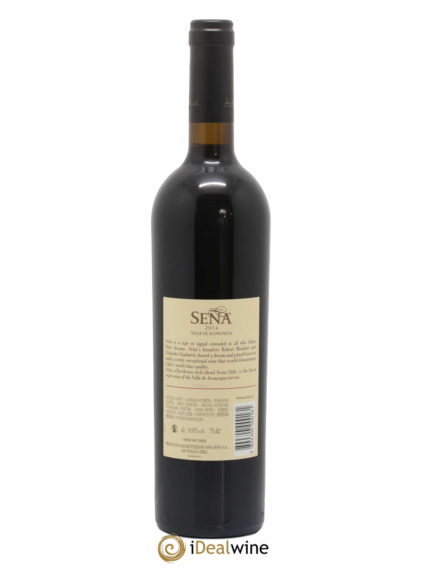 Chili Vina Sena Domaine Sena 2014 - Lot de 1 bouteille - 1