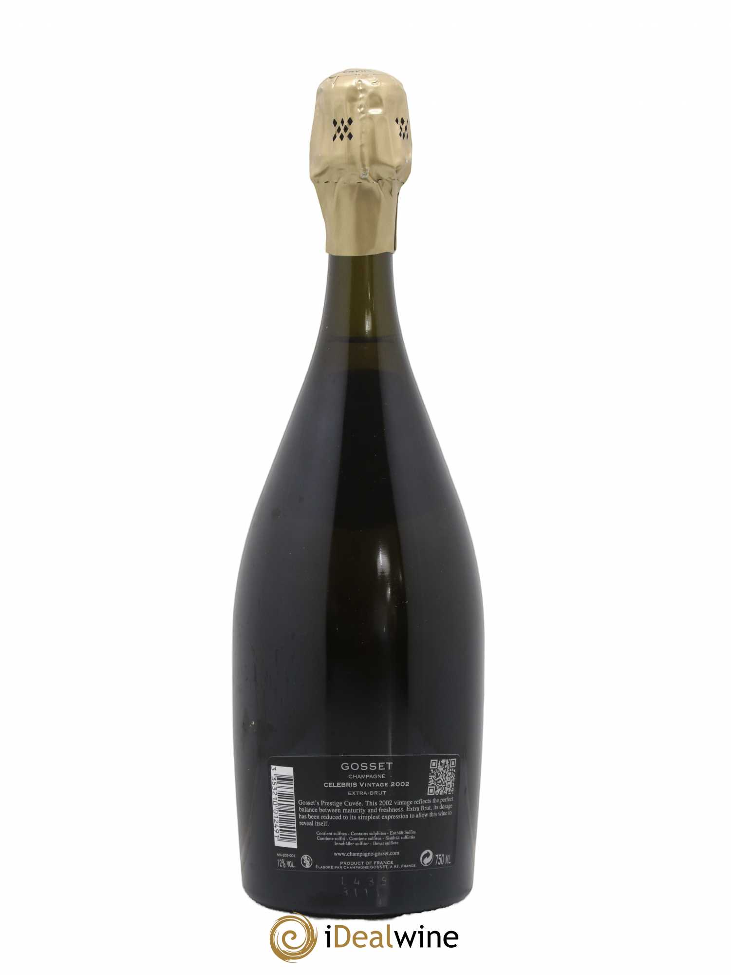 Celebris Gosset 2002 - Lot de 1 bouteille - 1